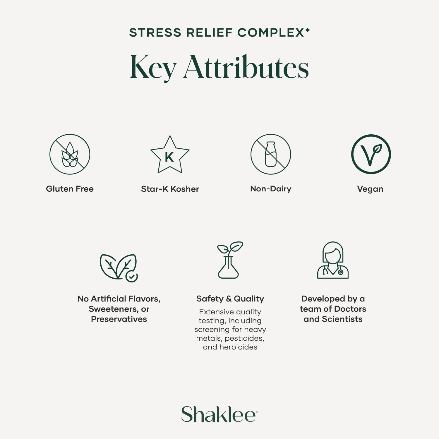 Shaklee - Stress Relief Complex - Calming Blend of L-theanine, Ashwagandha, Beta-sitosterol, and L-tyrosine - Promotes Relaxation without Drowsiness - 1 Caplet Daily - Adults Supplement - 30 Caplets - Image 5