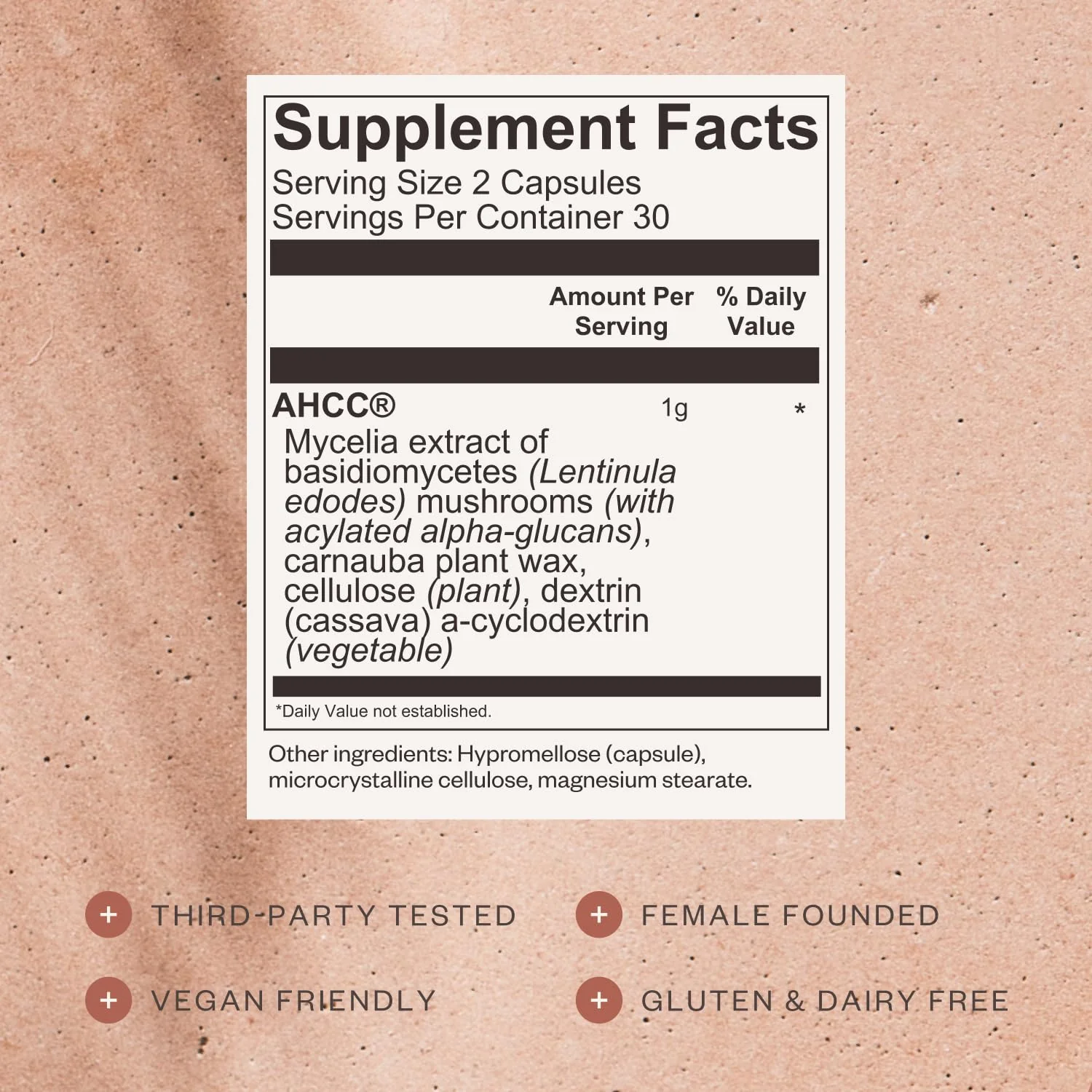 SHII AHCC Daily Immunity – 30-Day Supply | Vegan, Gluten-Free Immune Support - Image 4