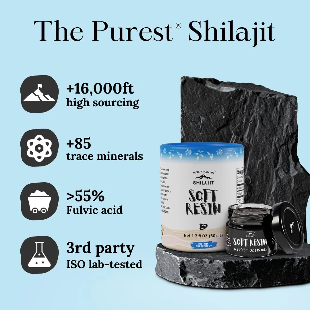 Shilajit by Pure Himalyan Shilajit ® — Grade A Himalayan Soft Resin, 50ml - Image 4