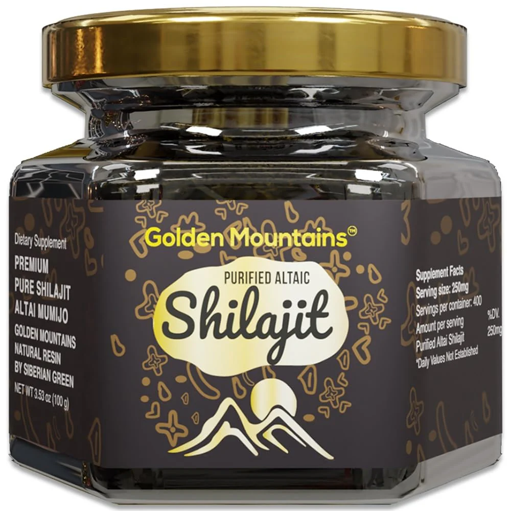 Siberian Green Pure Shilajit Resin – Altai Golden Mountains 100g with Measuring Spoon - Image 10
