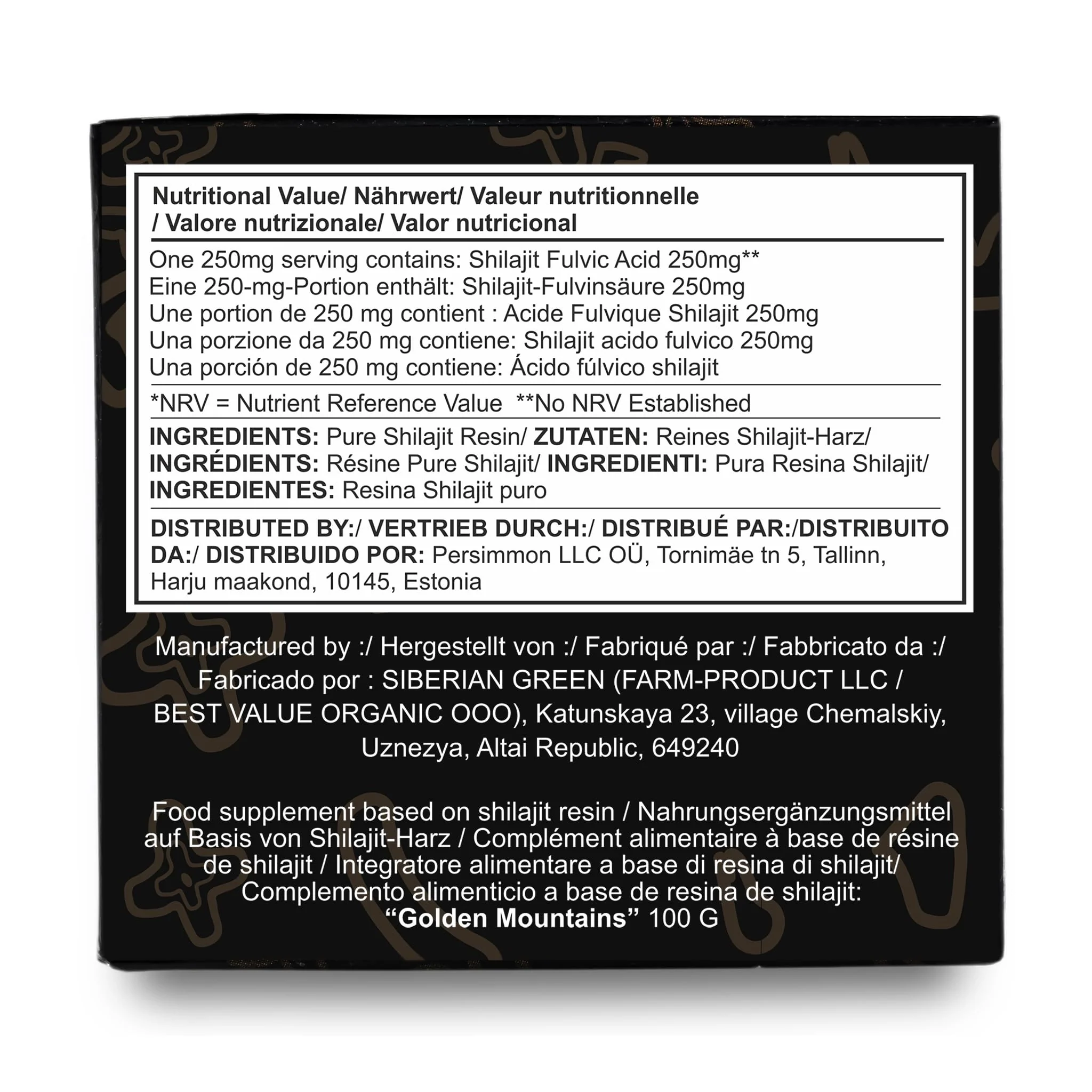 Siberian Green Pure Shilajit Resin – Altai Golden Mountains 100g with Measuring Spoon - Image 16