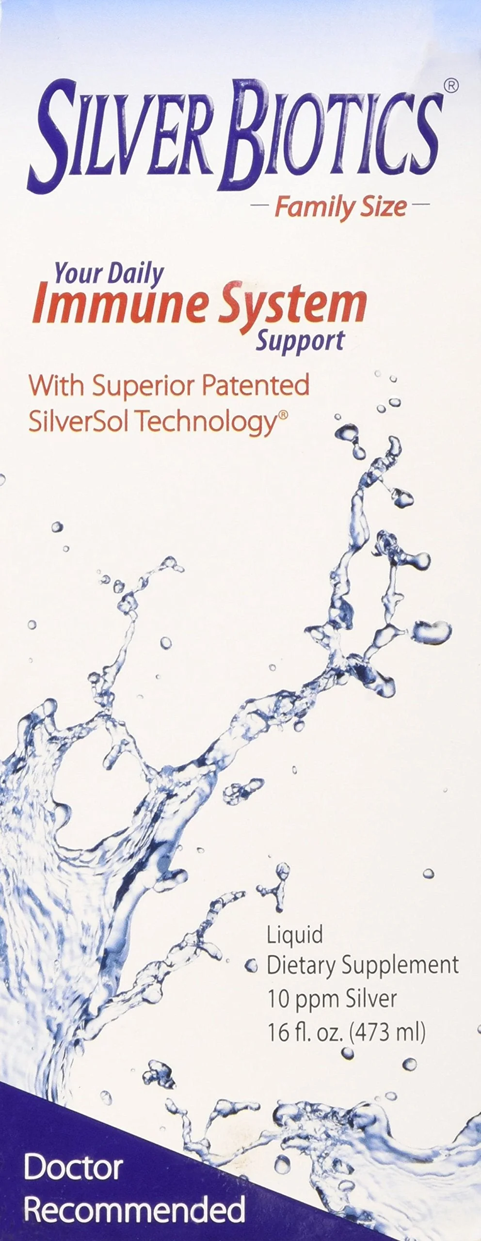 Silver Biotics Colloidal Nano SilverSol Ag4O4 10 PPM Immune Support | American Biotech Labs | 16 Fl Oz (Pack of 2) - Image 2