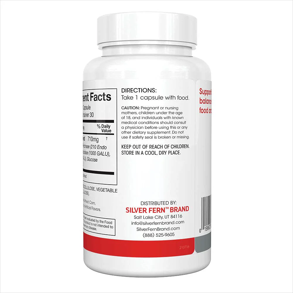 Silver Fern Bloat & Gas Relief Digestive Enzyme Blend — 30 Servings | FODMAP & Bloating Support - Image 3