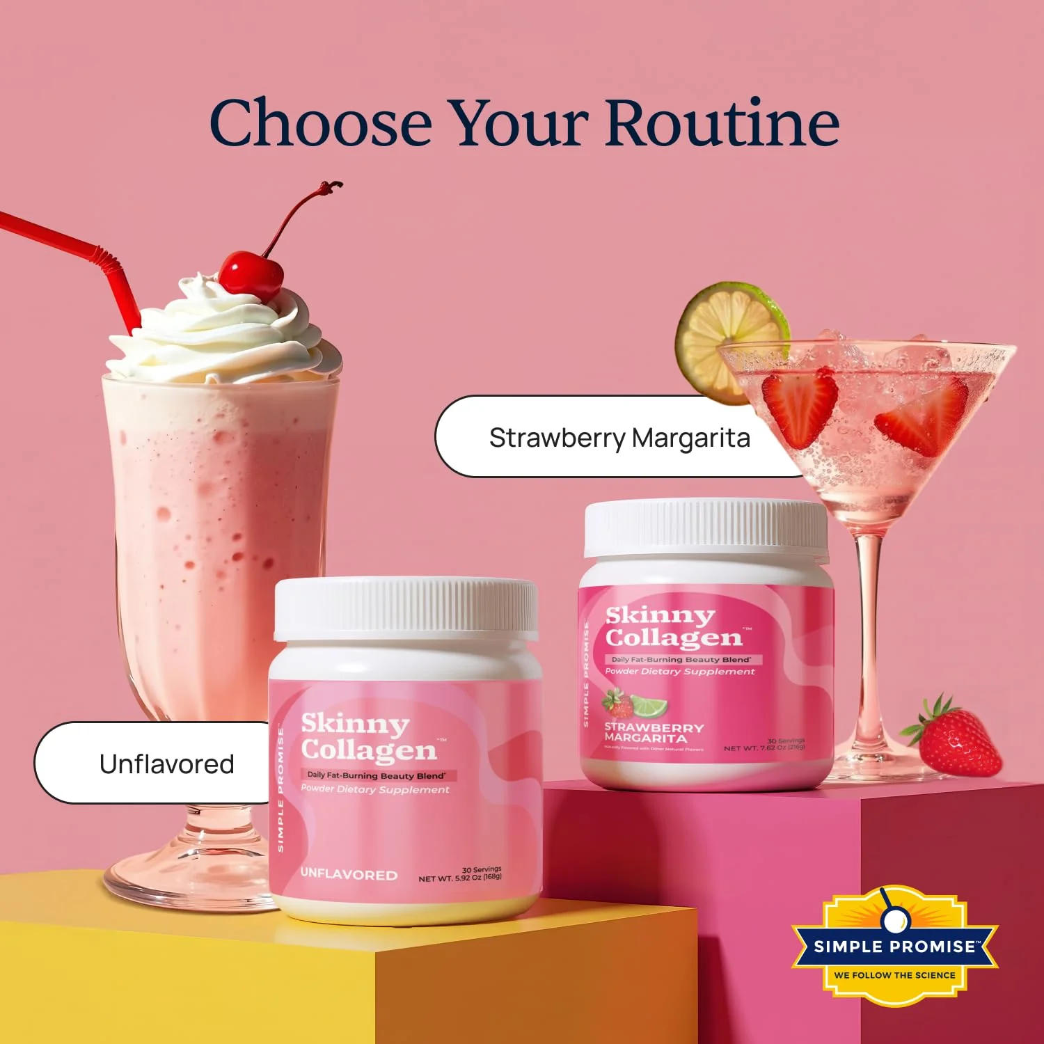 Simple Promise Skinny Collagen – Unflavored Multi-Collagen Peptides (30 Servings) for Weight Goals - Image 15