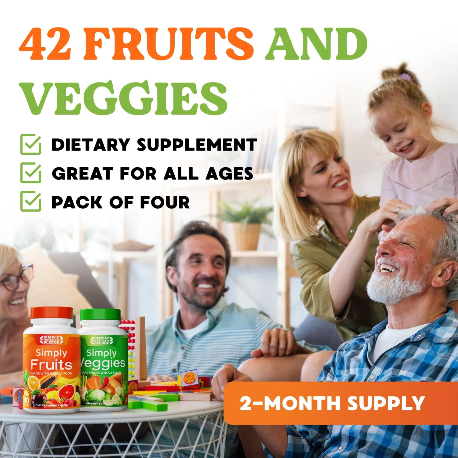 Simply Nature’s Pledge – 42+ Fruits & Vegetables, 2-Month Supply, Non-GMO & Soy-Free - Image 14
