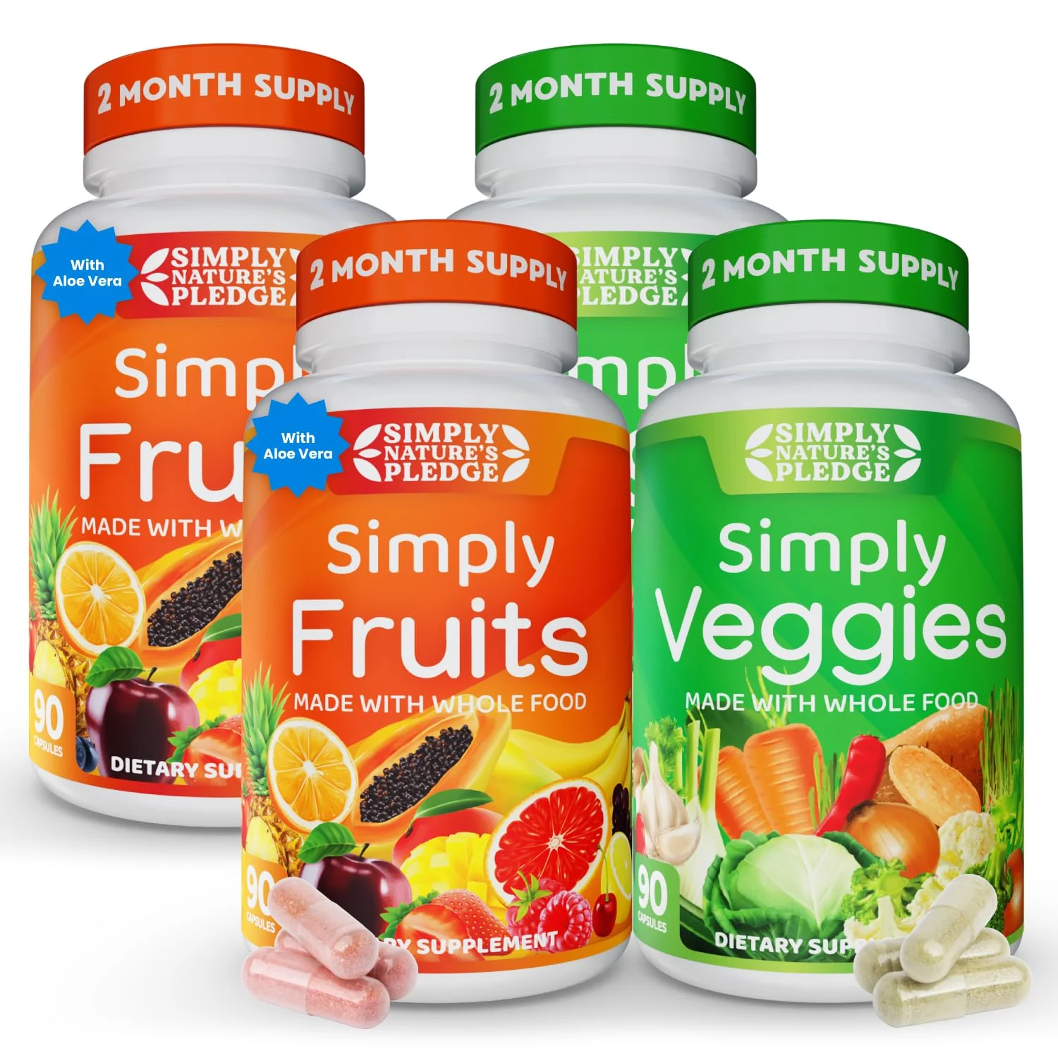 Simply Nature’s Pledge – 42+ Fruits & Vegetables, 2-Month Supply, Non-GMO & Soy-Free - Image 9