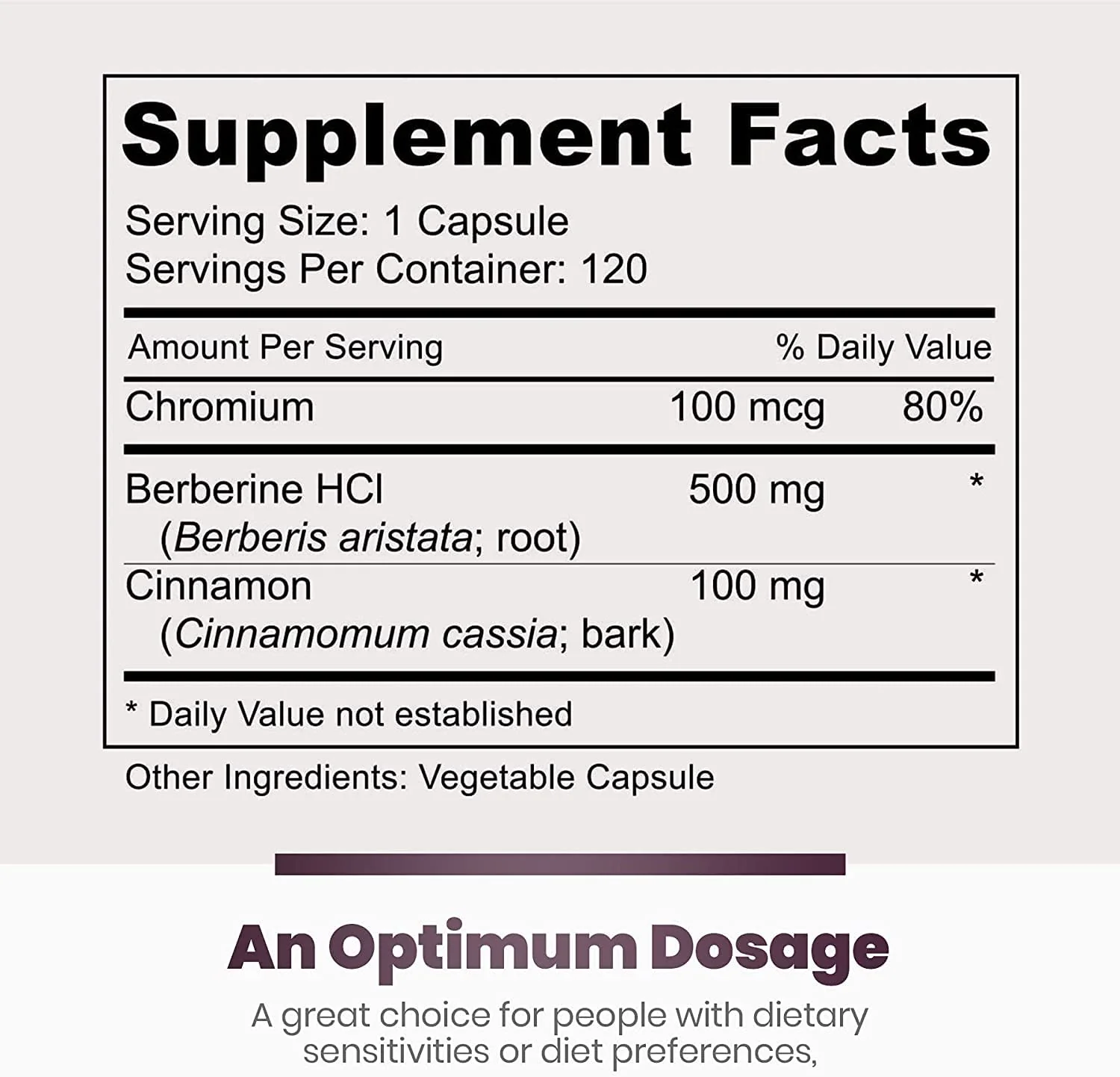 Simply Natures Pure Berberine HCl 500mg – 120 Capsules (Pack of 2) | Cardiovascular & GI Support - Image 2