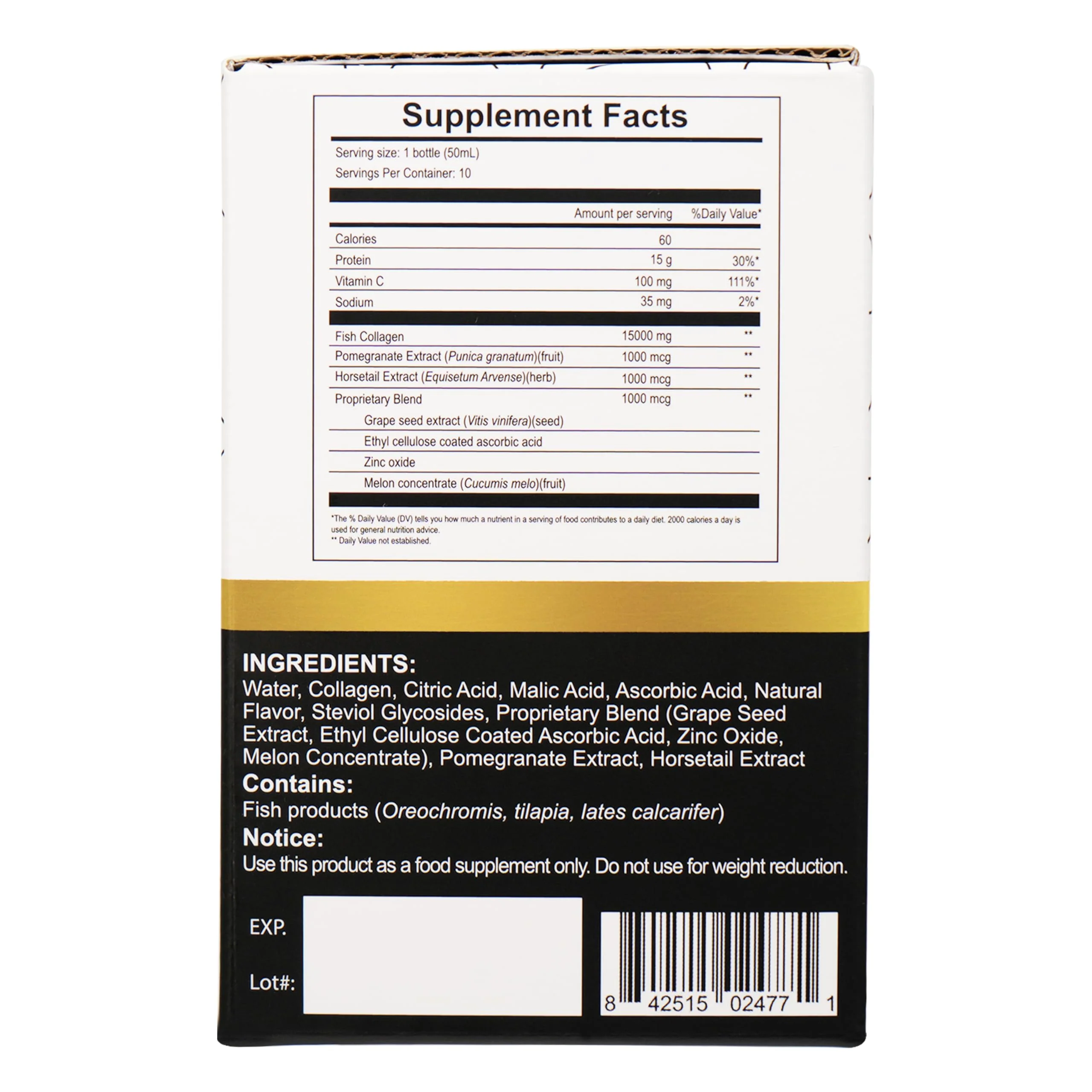 Sipnutri Diamond Liquid Collagen Drink – 15000 mg Marine Collagen + Vitamin C - Image 7