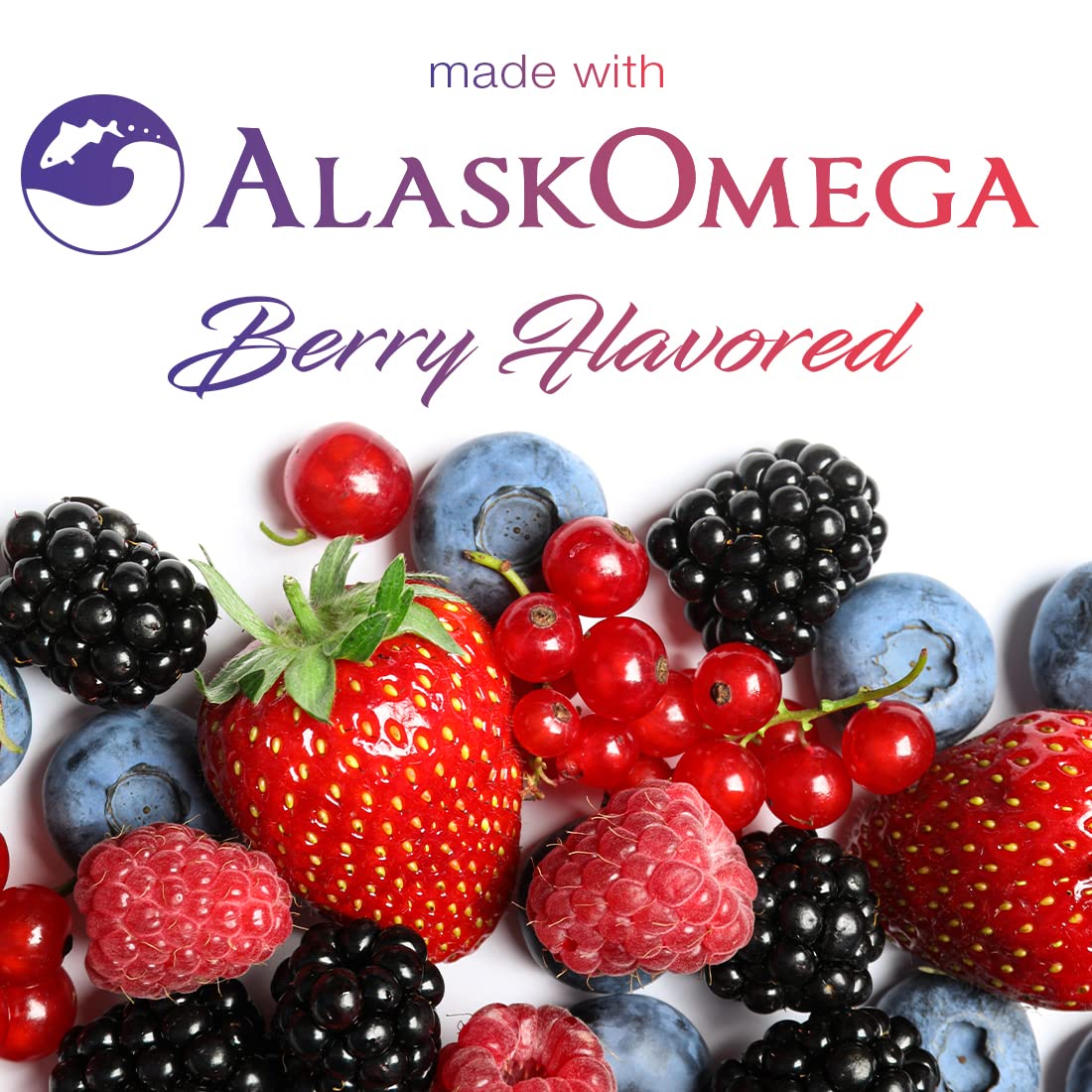 SmarterVitamins Omega-3 3-Pack: Berry Flavor Burpless Softgels, 2000mg DHA EPA (AlaskOmega) - Image 3