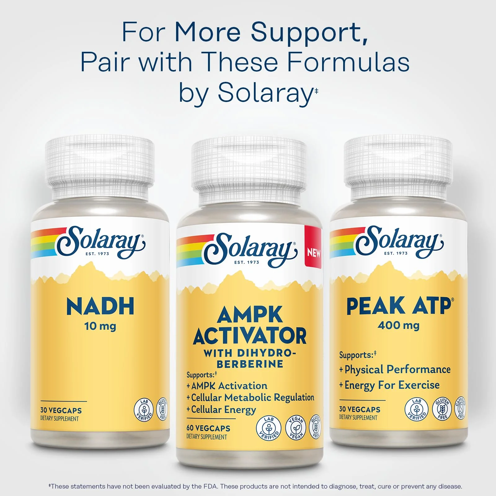 Solaray AMPK Activator Plus Dihydroberberine – Clinically Backed Ingredient – Advanced Berberine Supplement – Cellular Energy and Metabolism Support – 60-Day Guarantee – 60 VegCaps - Image 12
