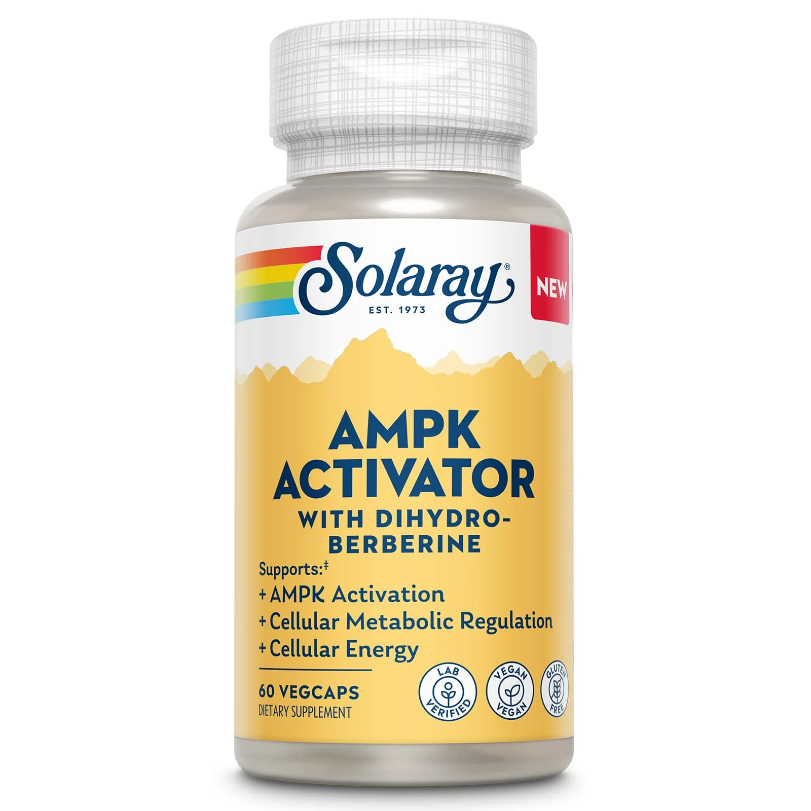 Solaray AMPK Activator Plus Dihydroberberine – Clinically Backed Ingredient – Advanced Berberine Supplement – Cellular Energy and Metabolism Support – 60-Day Guarantee – 60 VegCaps - Image 7