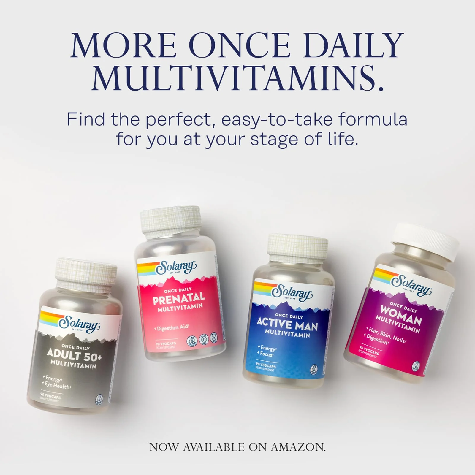 SOLARAY Once Daily High Energy Multivitamin for Women and Men – Immune Support & Energy Boost – 180 VegCaps - Image 12