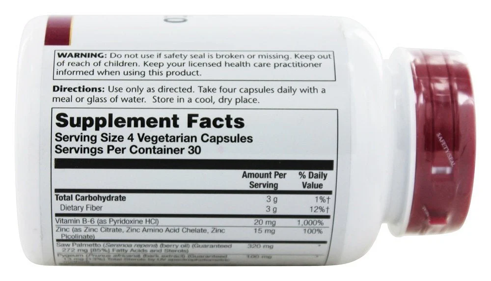 Solaray Pygeum & Saw Palmetto — 120 Vegetarian Capsules | Prostate Wellness Support - Image 6