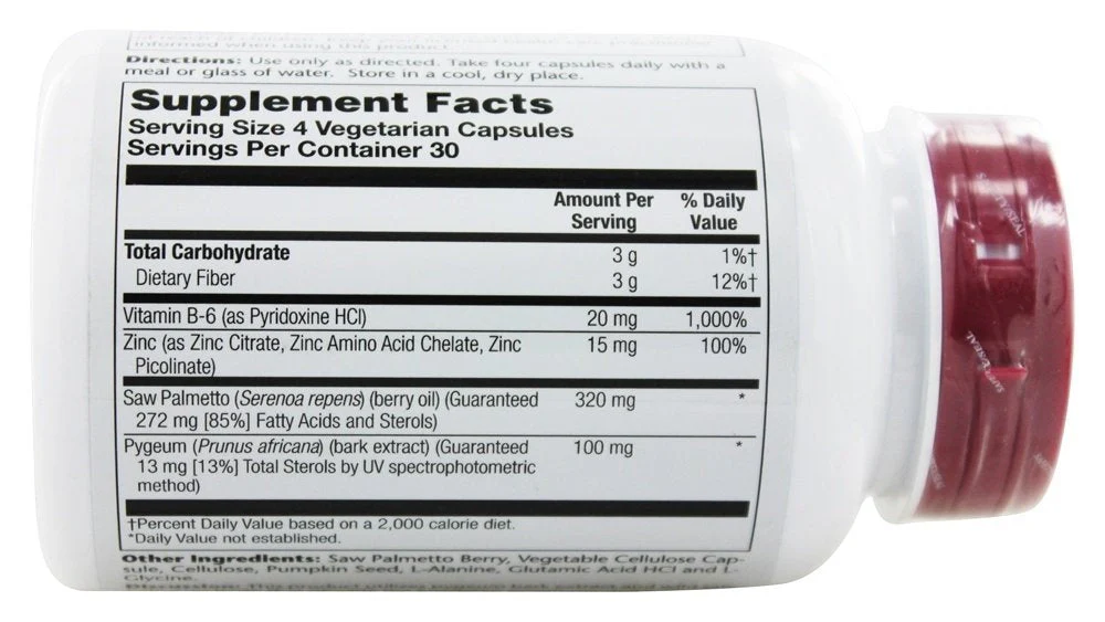 Solaray Pygeum & Saw Palmetto — 120 Vegetarian Capsules | Prostate Wellness Support - Image 7