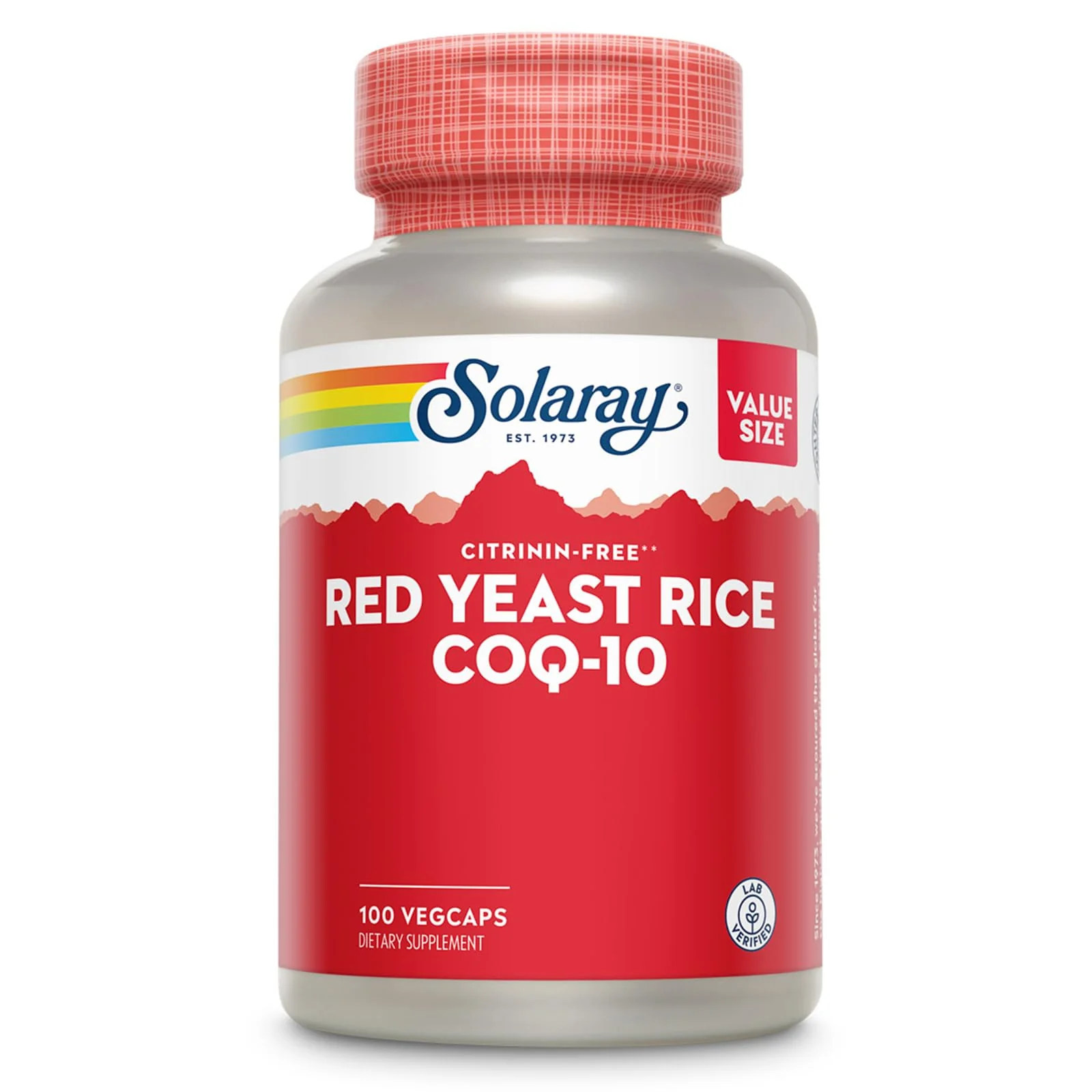 Solaray Red Yeast Rice Plus CoQ-10 & No-Flush Niacin - 100 VegCaps, 600mg RYR, 30mg CoQ10, 50mg Niacin, 60-Day Guarantee - Image 7