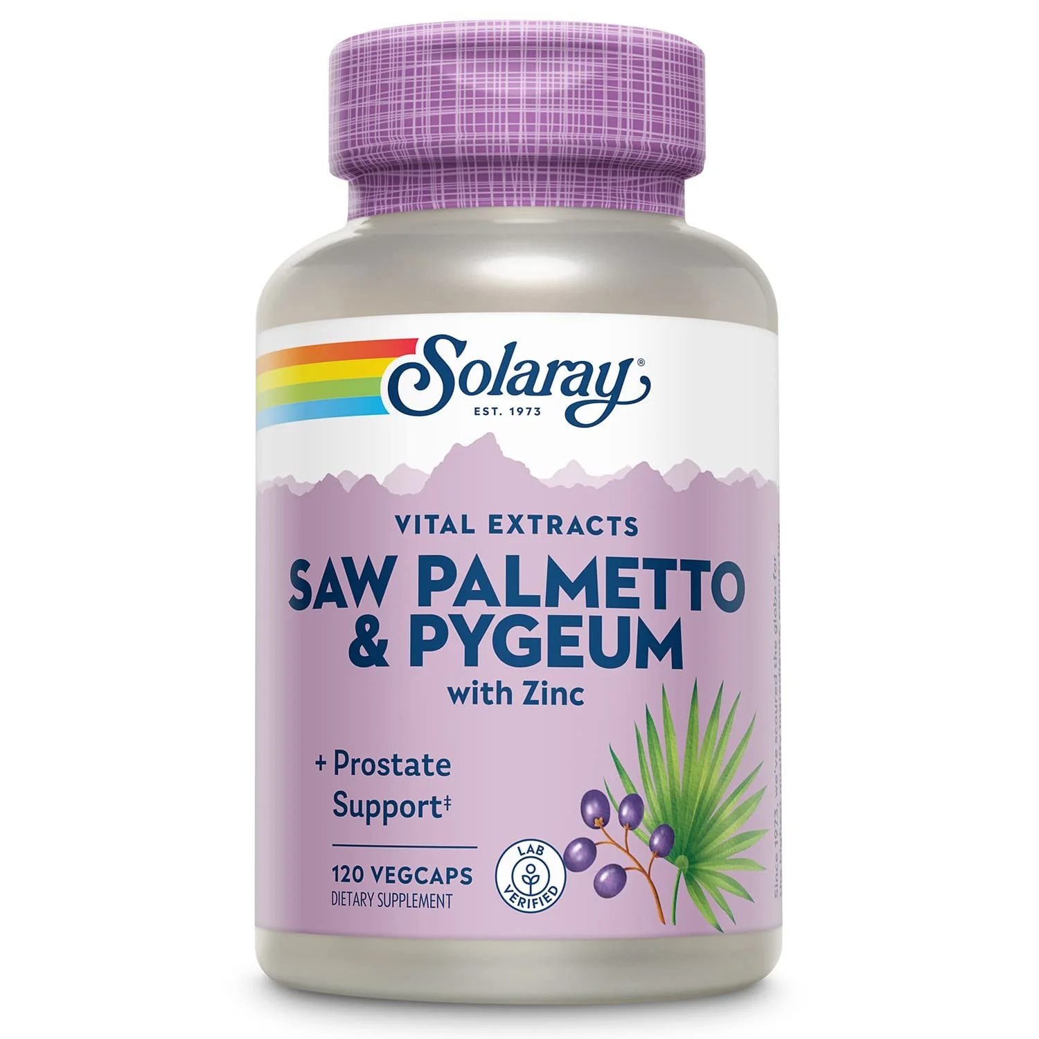 SOLARAY Saw Palmetto & Pygeum – Prostate Health Support for Men | Zinc, Pumpkin Seeds, Vitamin B6 | Vegan & Gluten Free | 30 Servings - Image 7