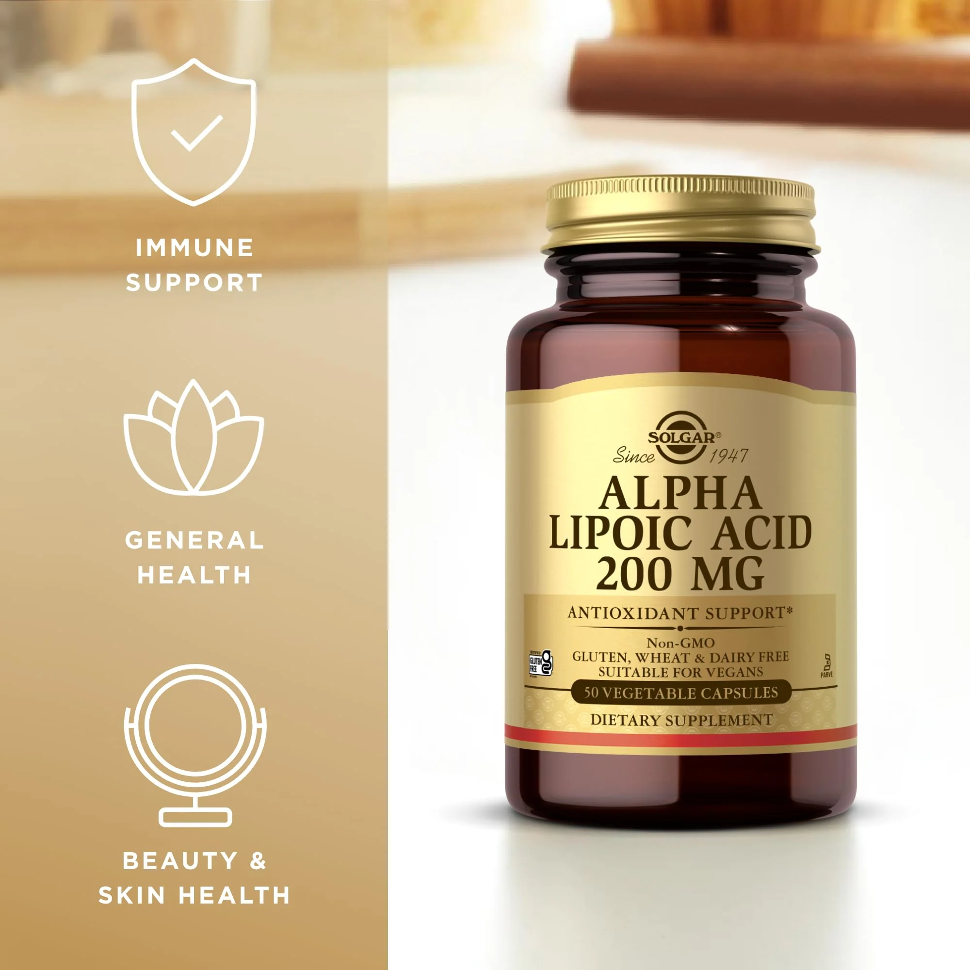 Solgar Alpha Lipoic Acid 200 mg – 50 Vcaps (3-Pack) | Antioxidant Support - Image 10