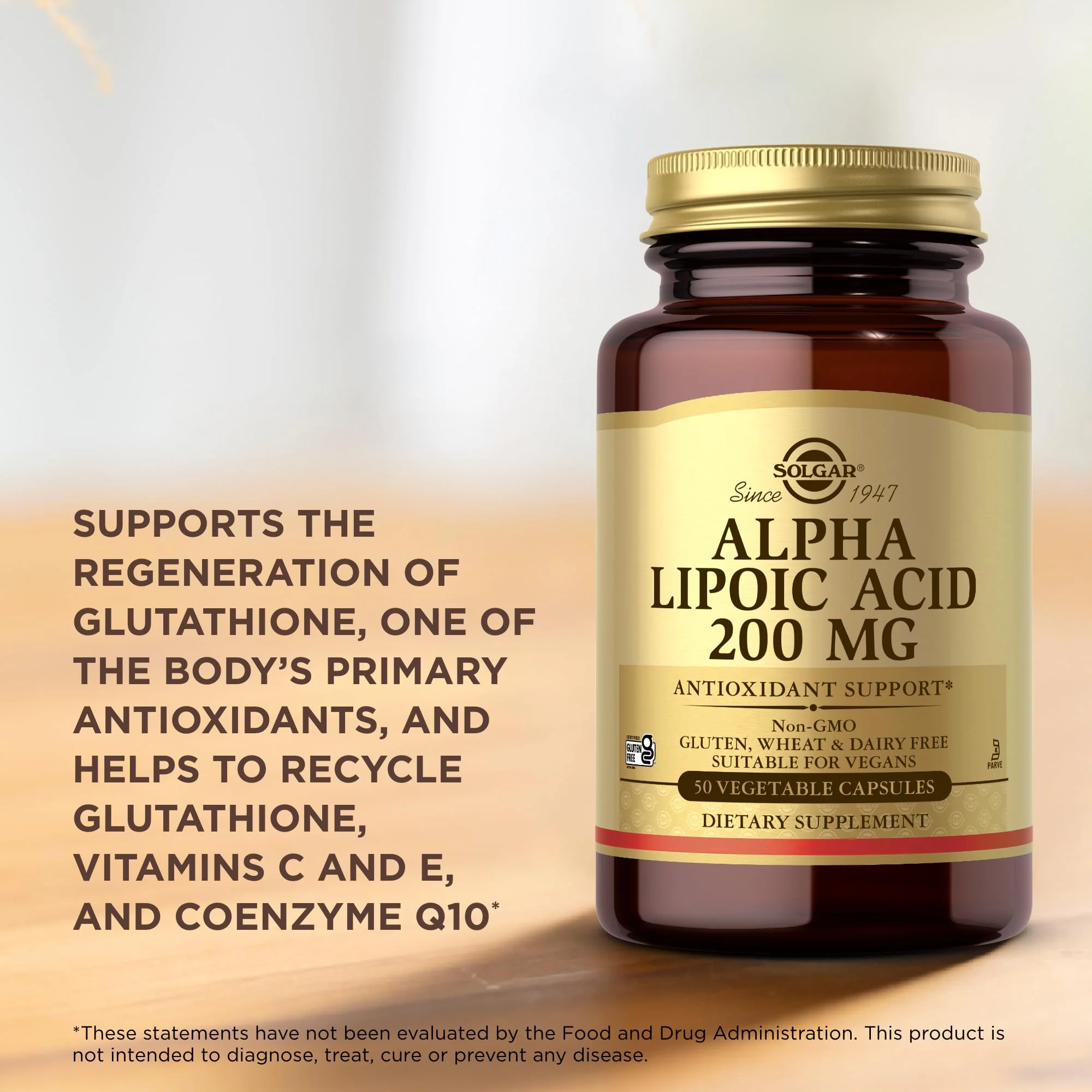 Solgar Alpha Lipoic Acid 200 mg – 50 Vcaps (3-Pack) | Antioxidant Support - Image 11