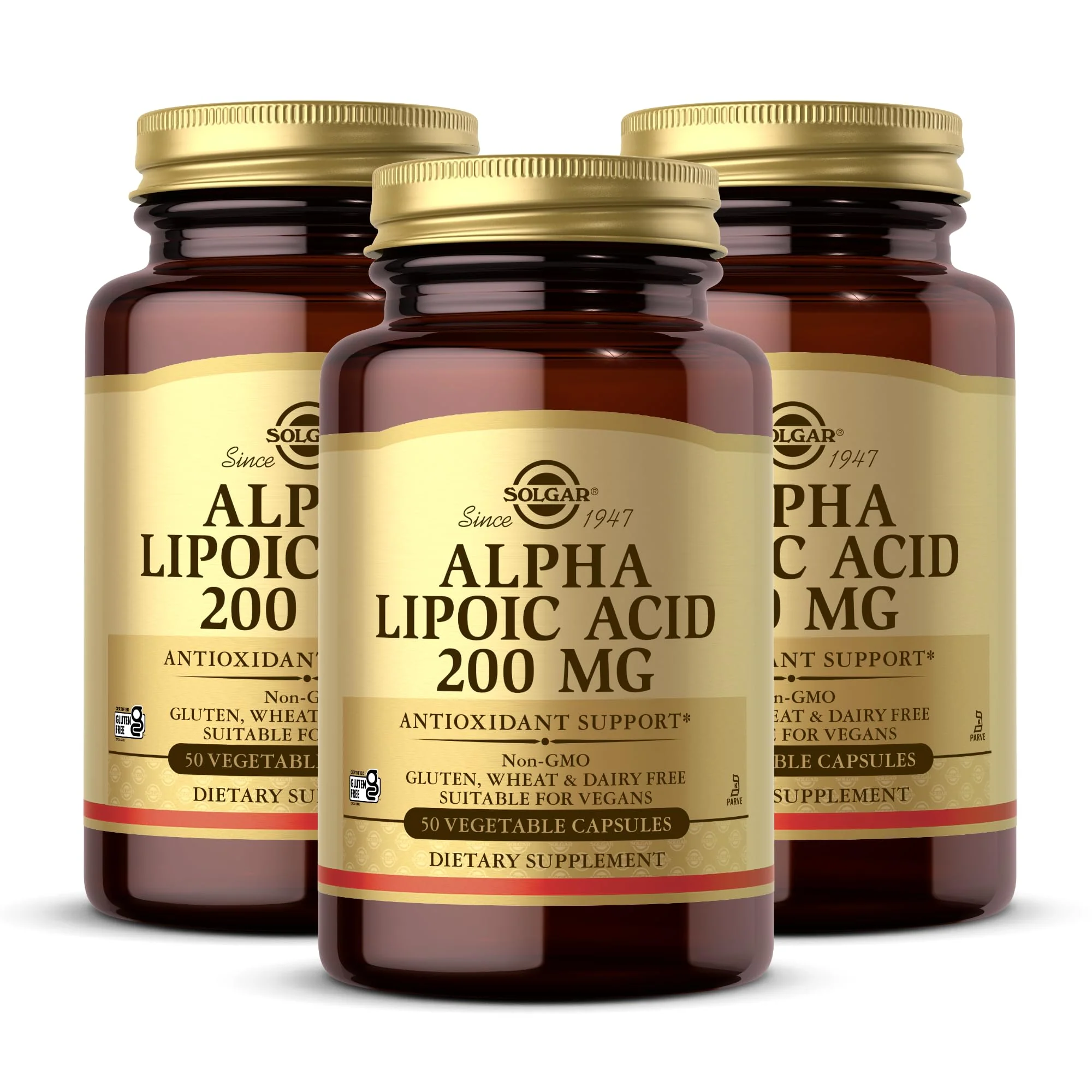 Solgar Alpha Lipoic Acid 200 mg – 50 Vcaps (3-Pack) | Antioxidant Support - Image 7