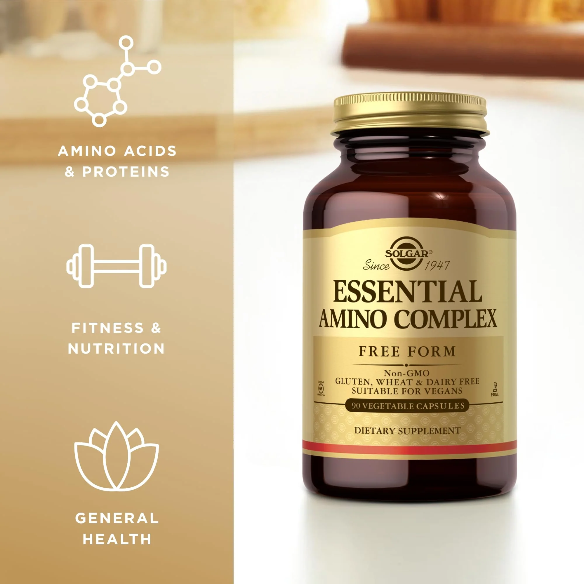 Solgar Essential Amino Complex – 180 Servings (2x90), Vegan, Non-GMO, Gluten Free - Image 10