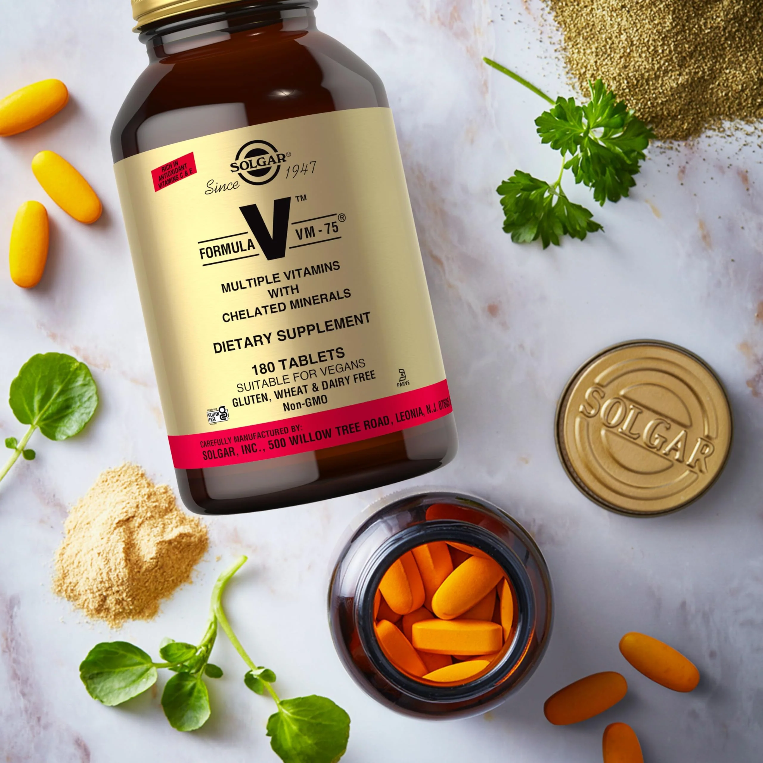 Solgar Formula VM-75 Multivitamin 180 Tablets – Chelated Minerals, Vegan, Gluten Free, Kosher - Image 14