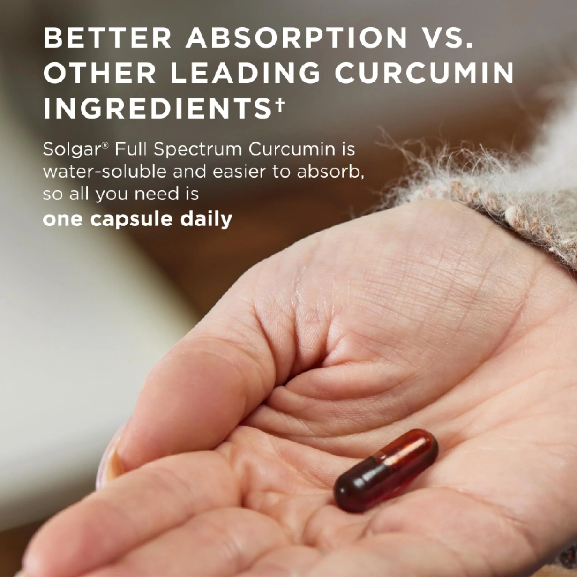 Solgar Full Spectrum Curcumin - 90 LICaps | Superior Absorption for Brain, Joint & Immune Health - Image 3