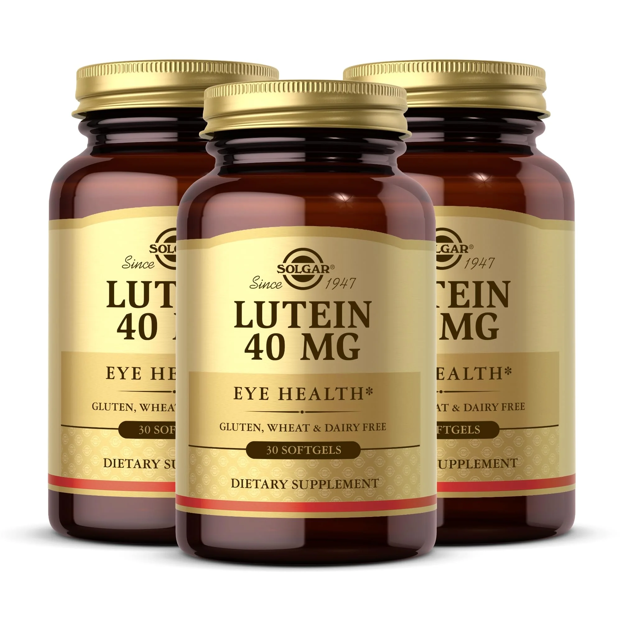 Solgar Lutein 40 mg - 30 Softgels (Pack of 3) | Eye Health & Blue Light Protection - Image 13