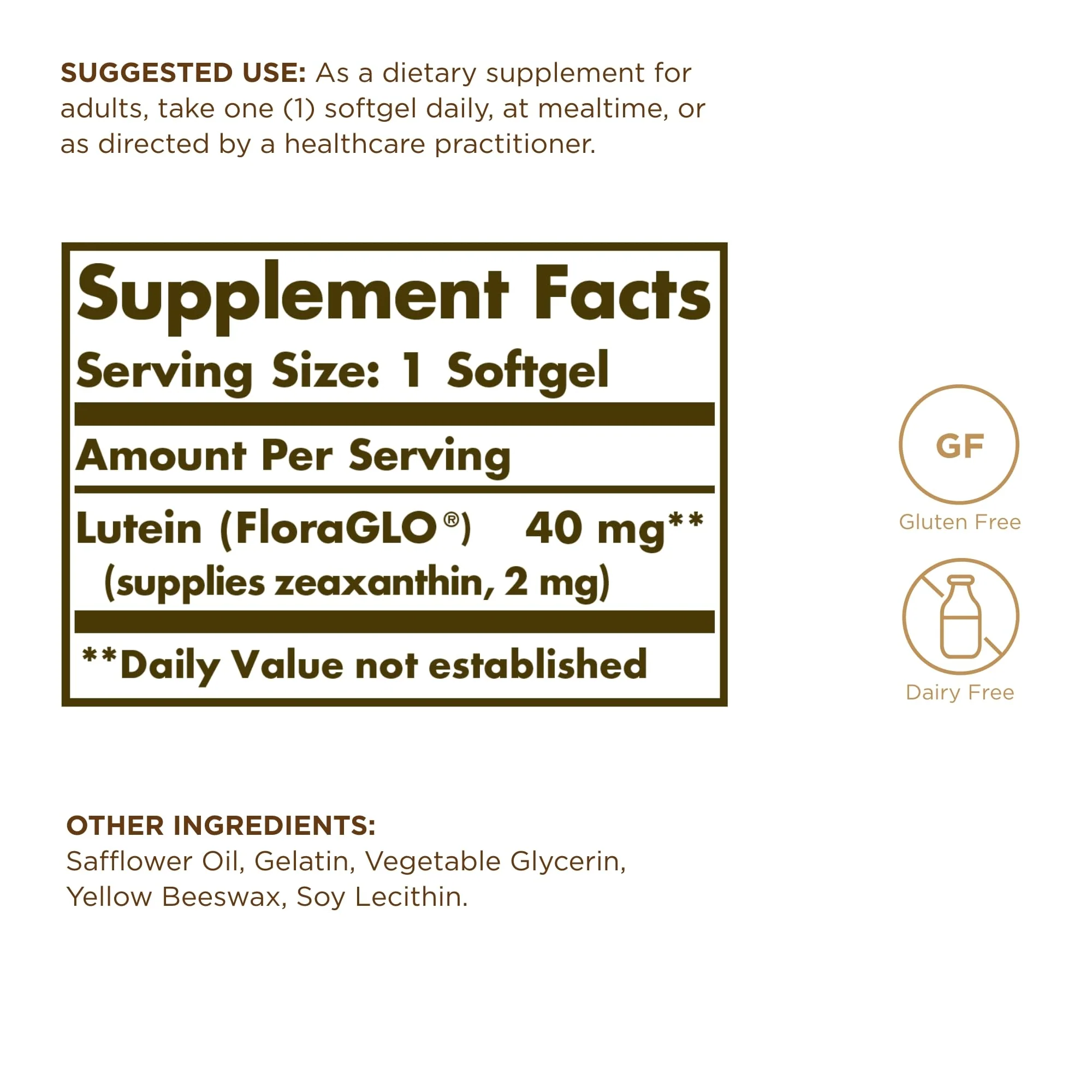 Solgar Lutein 40 mg - 30 Softgels (Pack of 3) | Eye Health & Blue Light Protection - Image 14