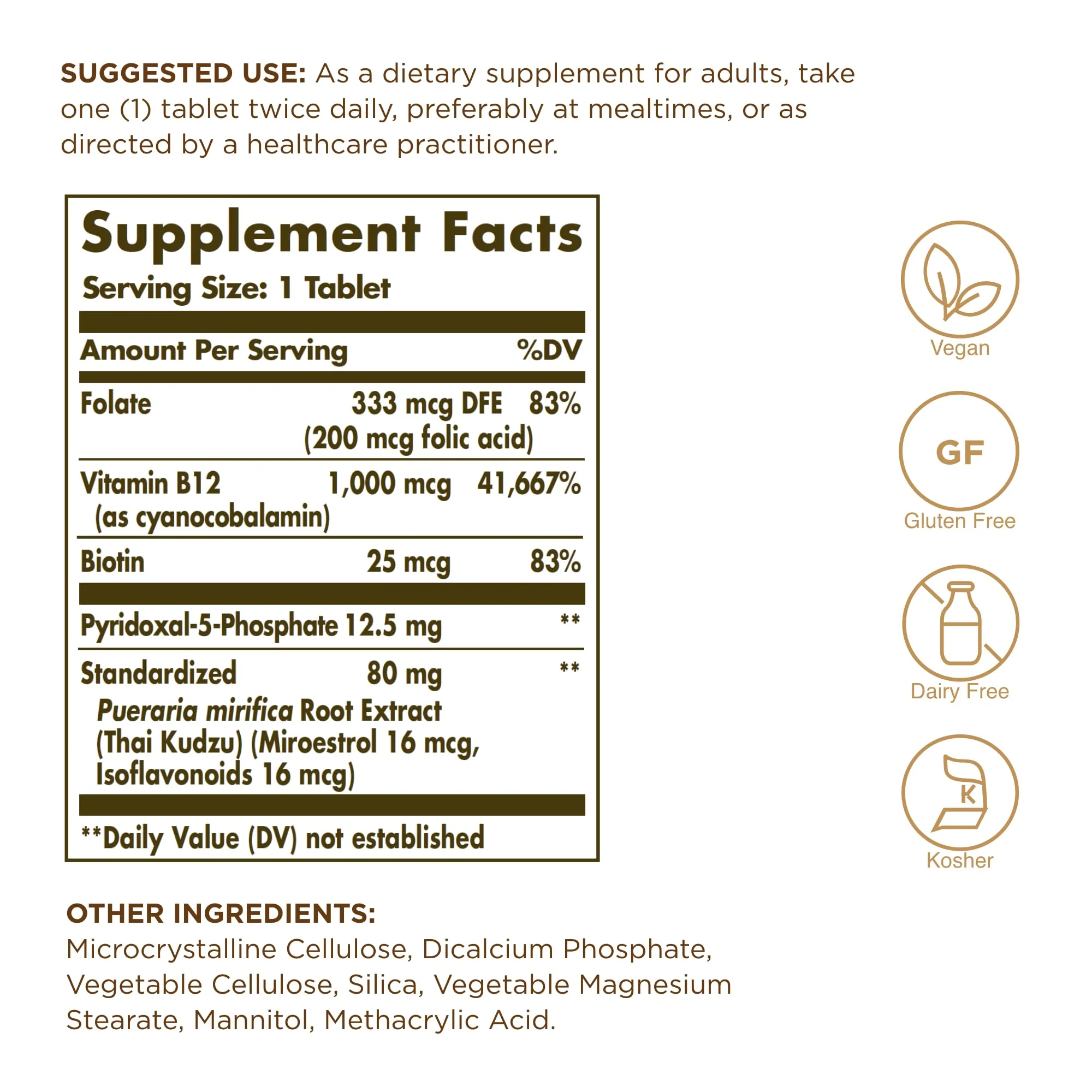 Solgar Women’s Balancing Formula – 120 Servings | Vegan, Kosher, Gluten & Dairy Free - Image 10