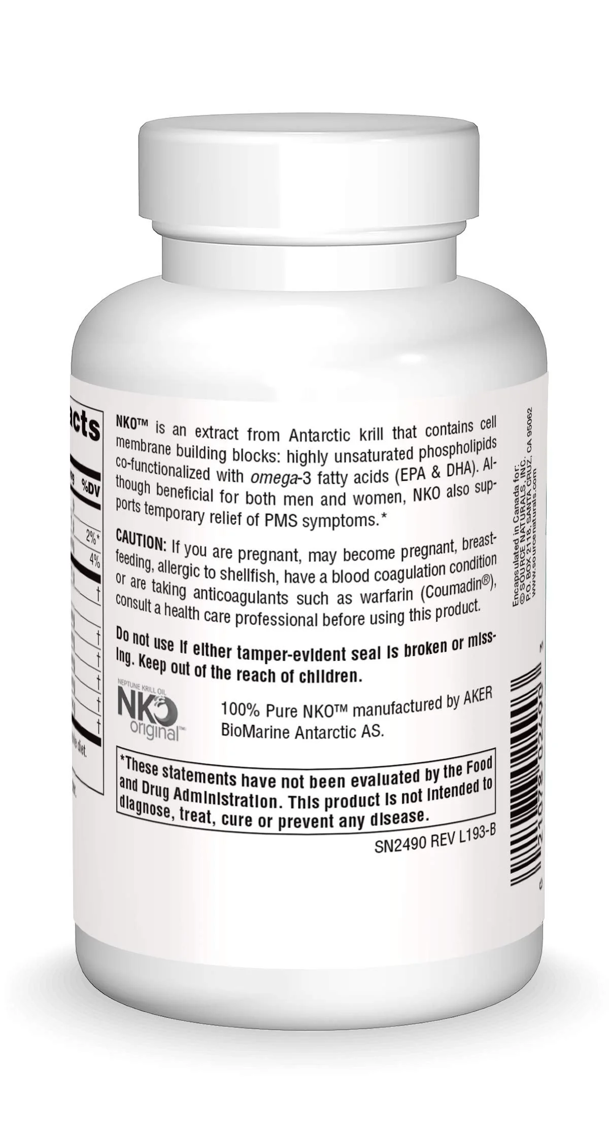 Source Naturals NKO Neptune Krill Oil 1000 mg – Heart Health, 90 Softgels - Image 2