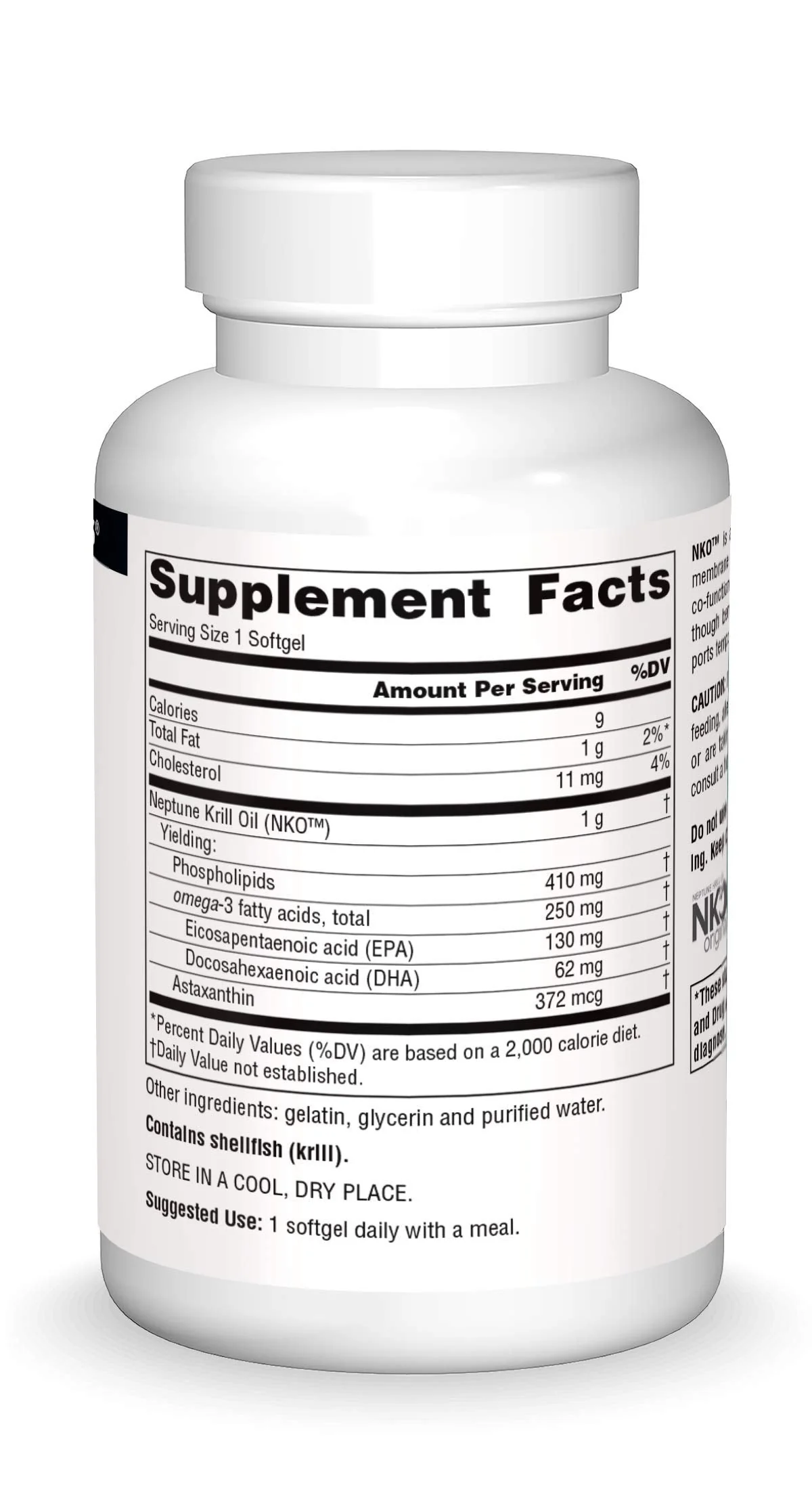 Source Naturals NKO Neptune Krill Oil 1000 mg – Heart Health, 90 Softgels - Image 3