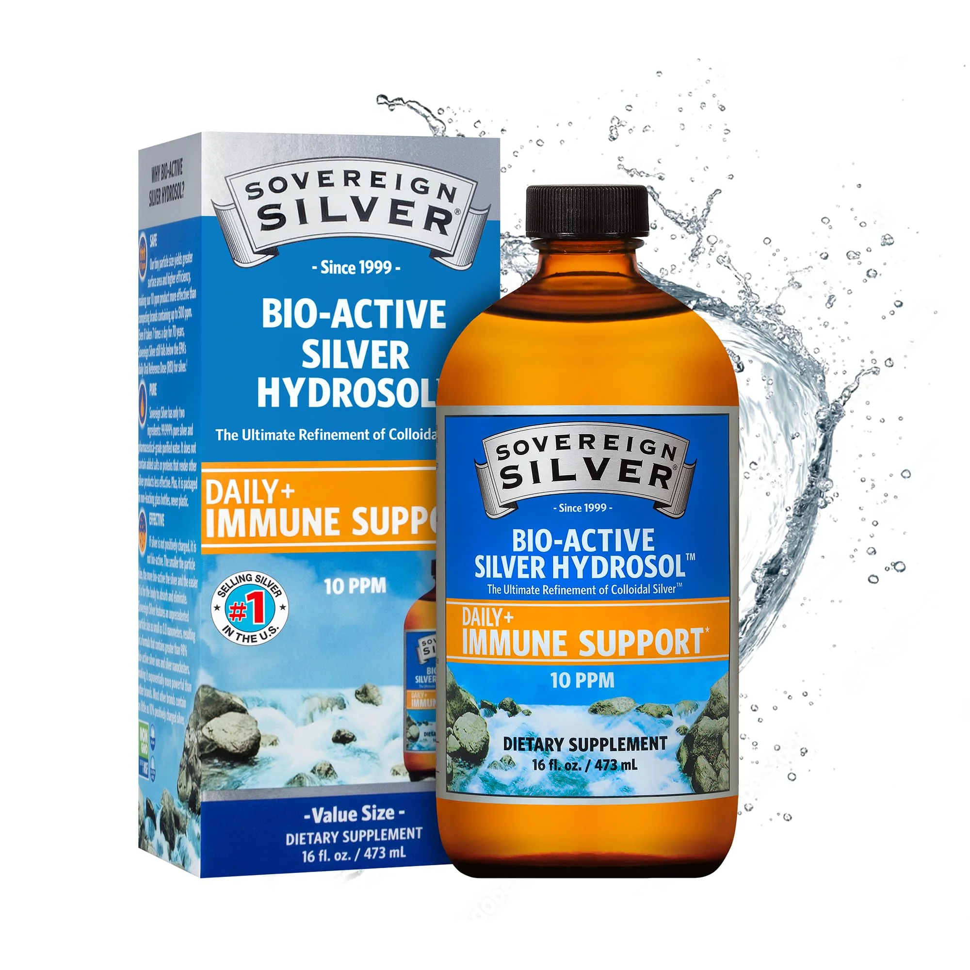 Sovereign Silver Bio-Active Silver Hydrosol 10 ppm, 16 oz – Premium Colloidal Silver Liquid - Image 8