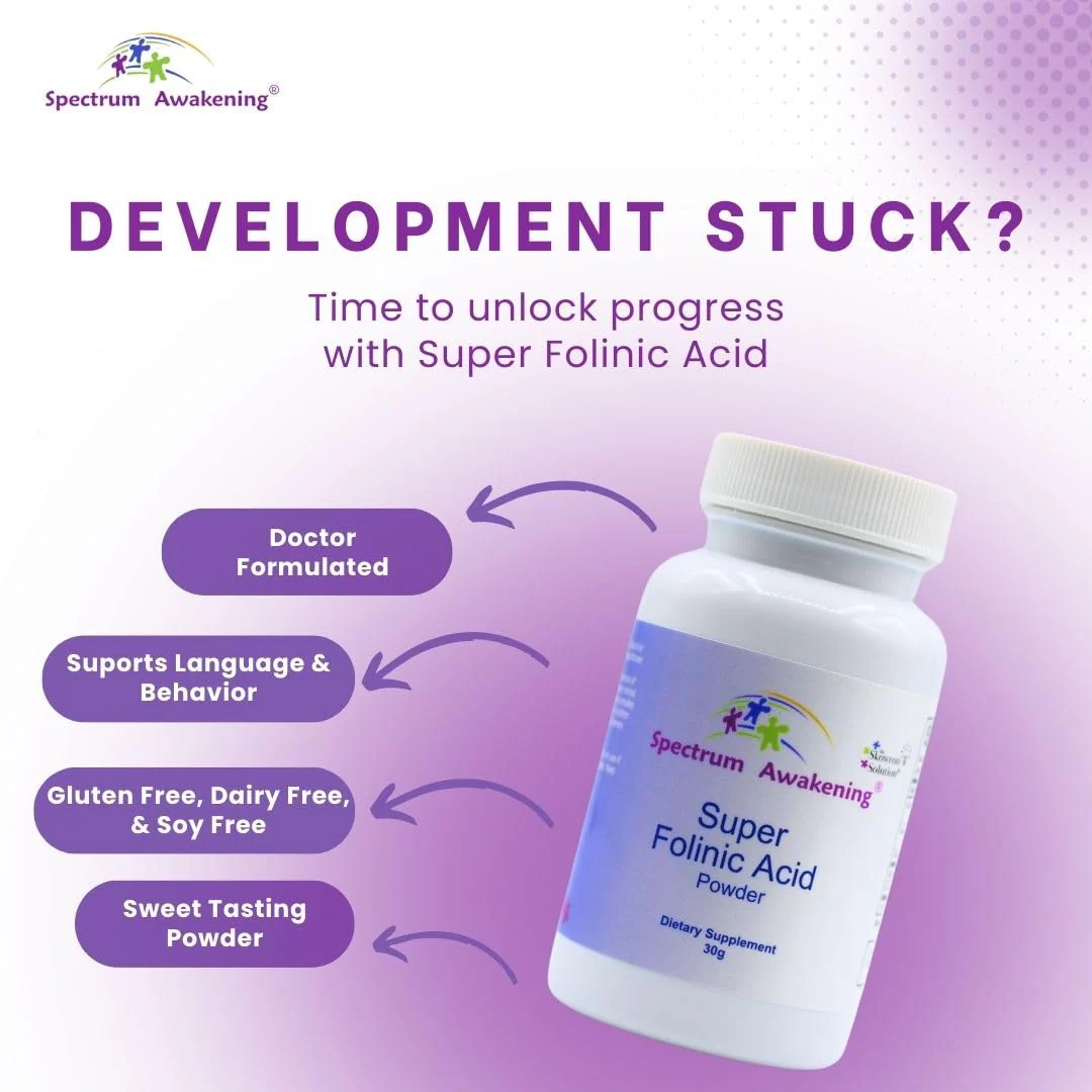Spectrum Awakening Super Folinic Acid Powder for Kids | Supports Language & Focus - Image 3