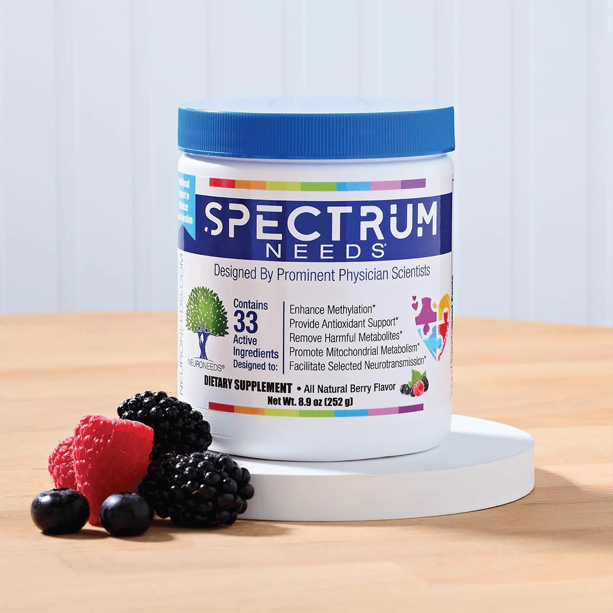 SpectrumNeeds by NeuroNeeds – Berry Nutrition with 33 Active Ingredients for Everyday Wellness - Image 7
