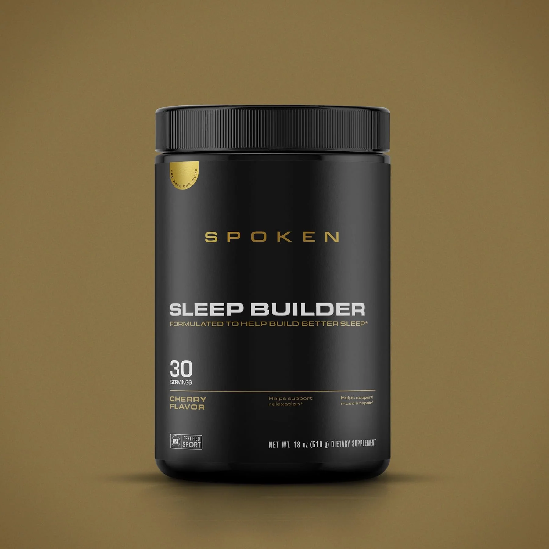 Spoken Nutrition Sleep Builder – Melatonin-Free Sleep Powder, 3 Magnesium Forms, Cherry Flavor, 30 Servings - Image 3