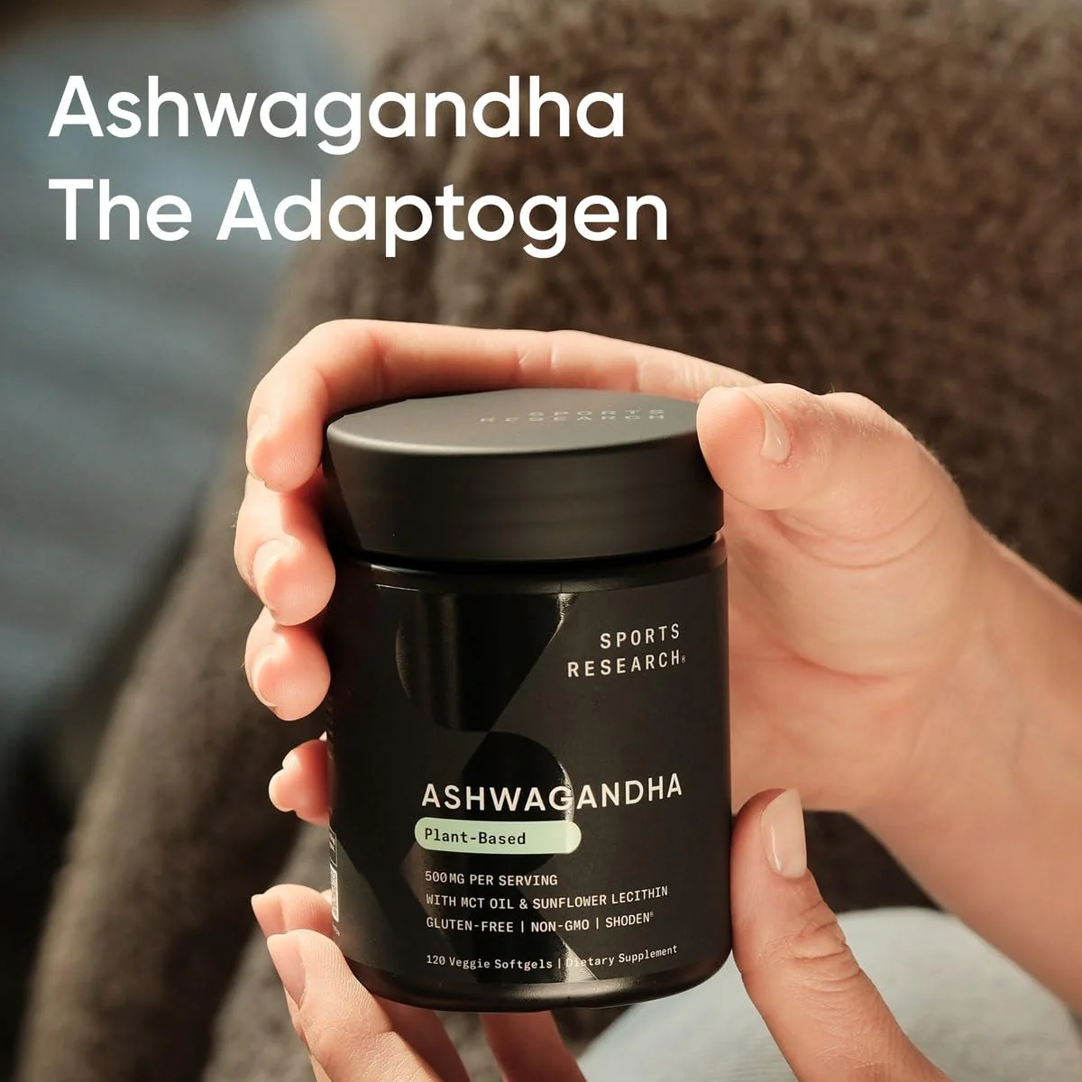 Sports Research Ashwagandha Softgels with Coconut MCT Oil – 120 Count – Shoden 35% Withanolides | Vegan & Gluten Free - Image 6