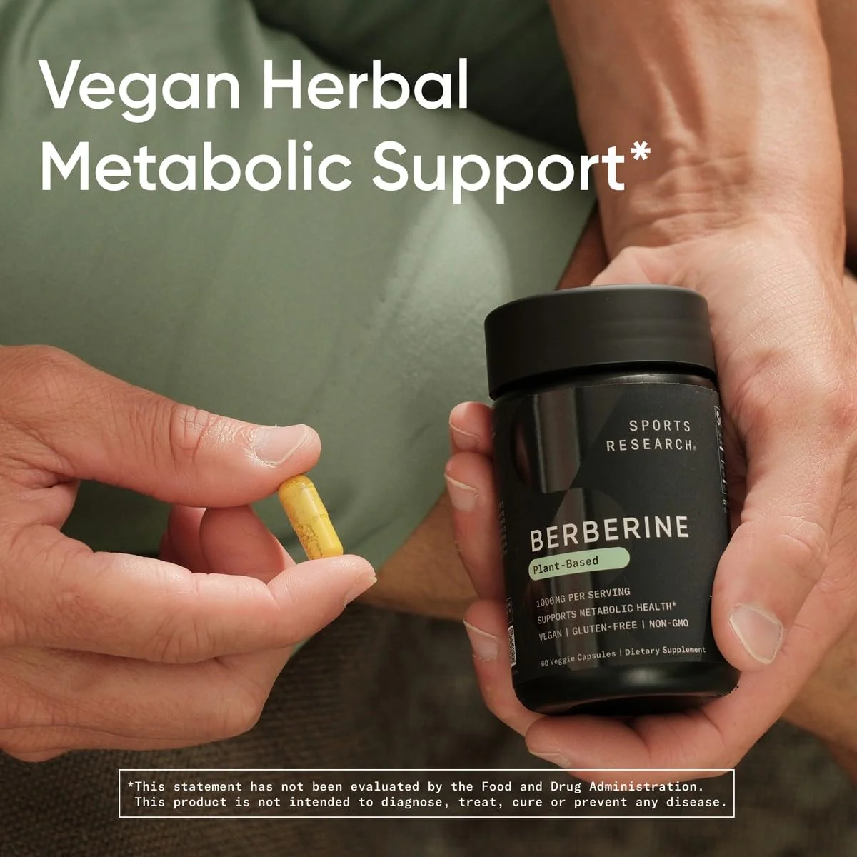 Sports Research Berberine 500mg – 120 Veggie Capsules | Vegan, Gluten-Free, Non-GMO - Image 6
