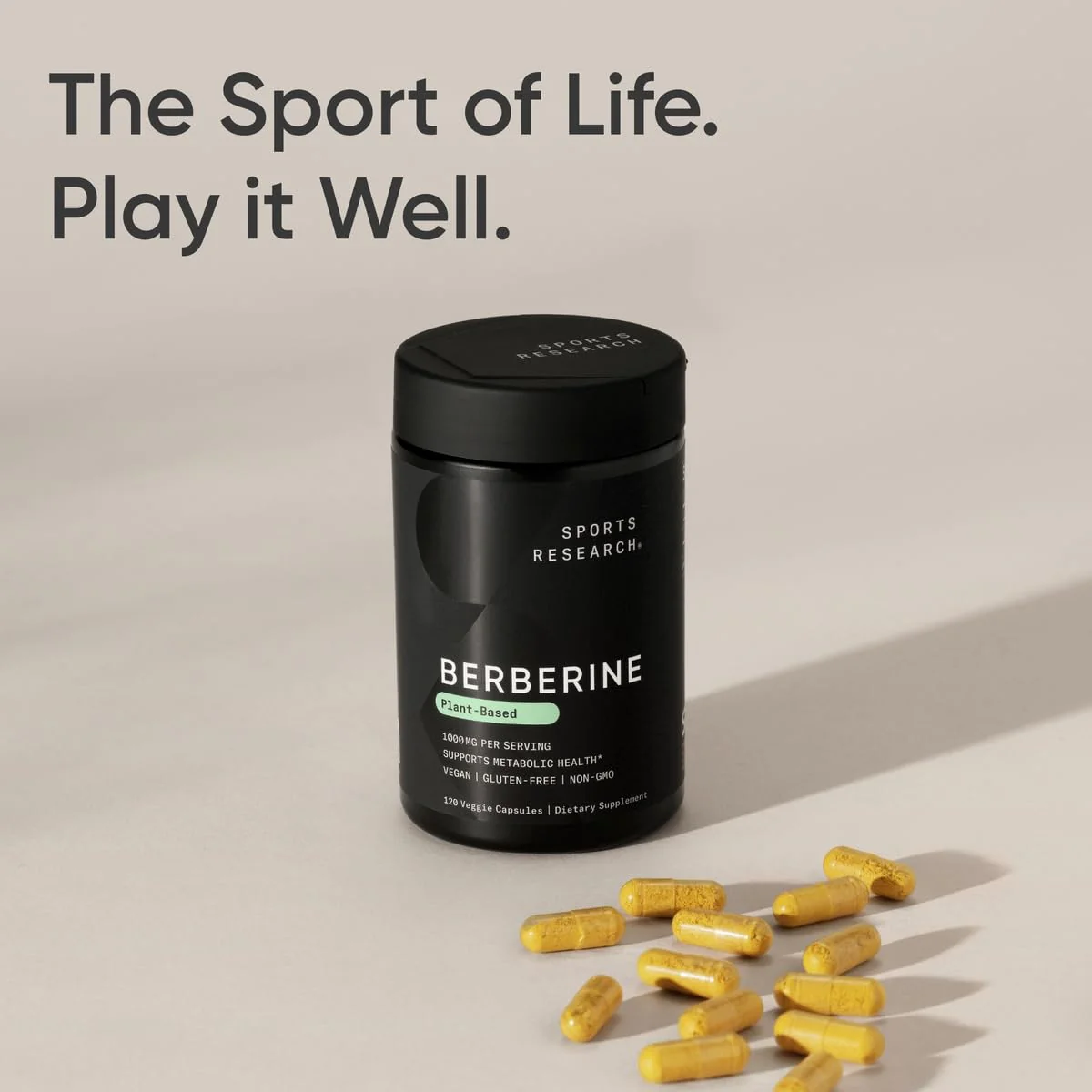 Sports Research Berberine 500mg – 120 Veggie Capsules | Vegan, Gluten-Free, Non-GMO - Image 7