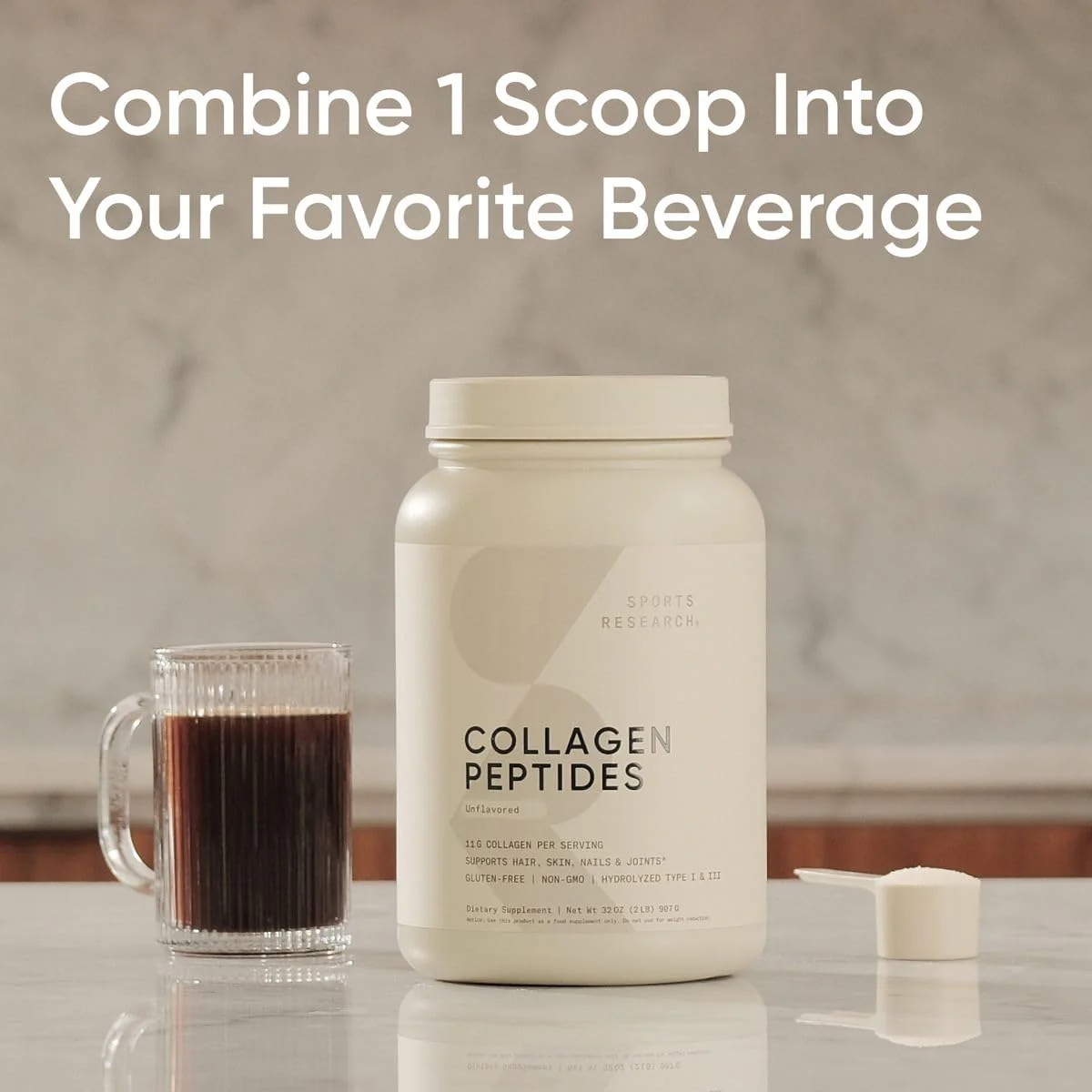 Sports Research Collagen Peptides — Hydrolyzed Type I & III Powder for Skin, Hair, Nails & Joints - Image 12