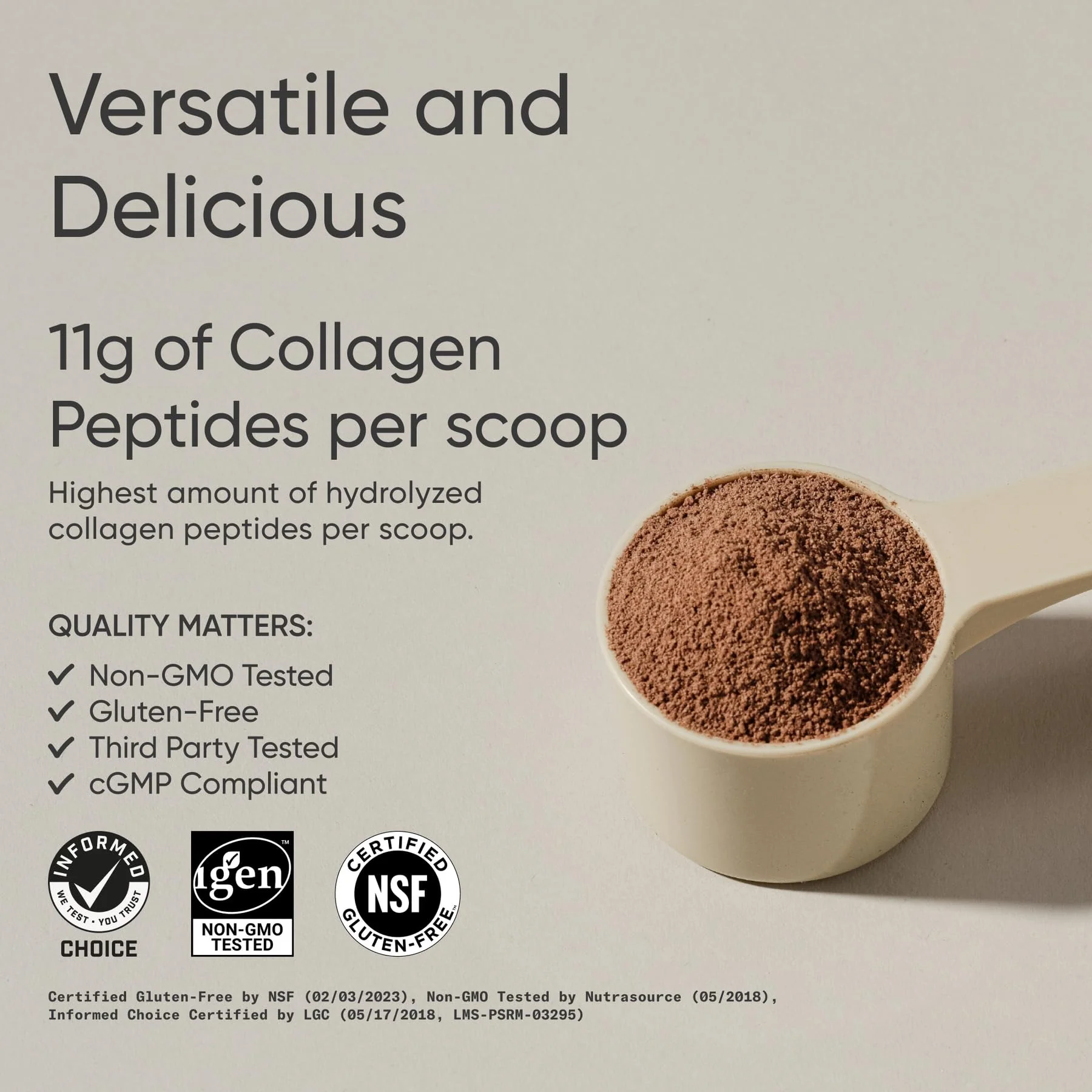 Sports Research Collagen Peptides – Hydrolyzed Type I & III, Skin & Joints - Image 2