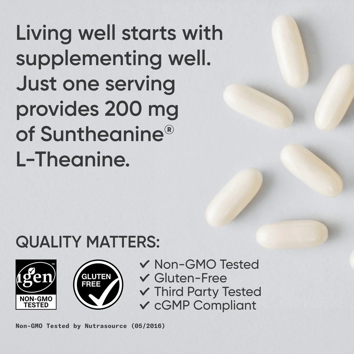 Sports Research L-Theanine 200mg with Organic Coconut Oil | Suntheanine - Image 4