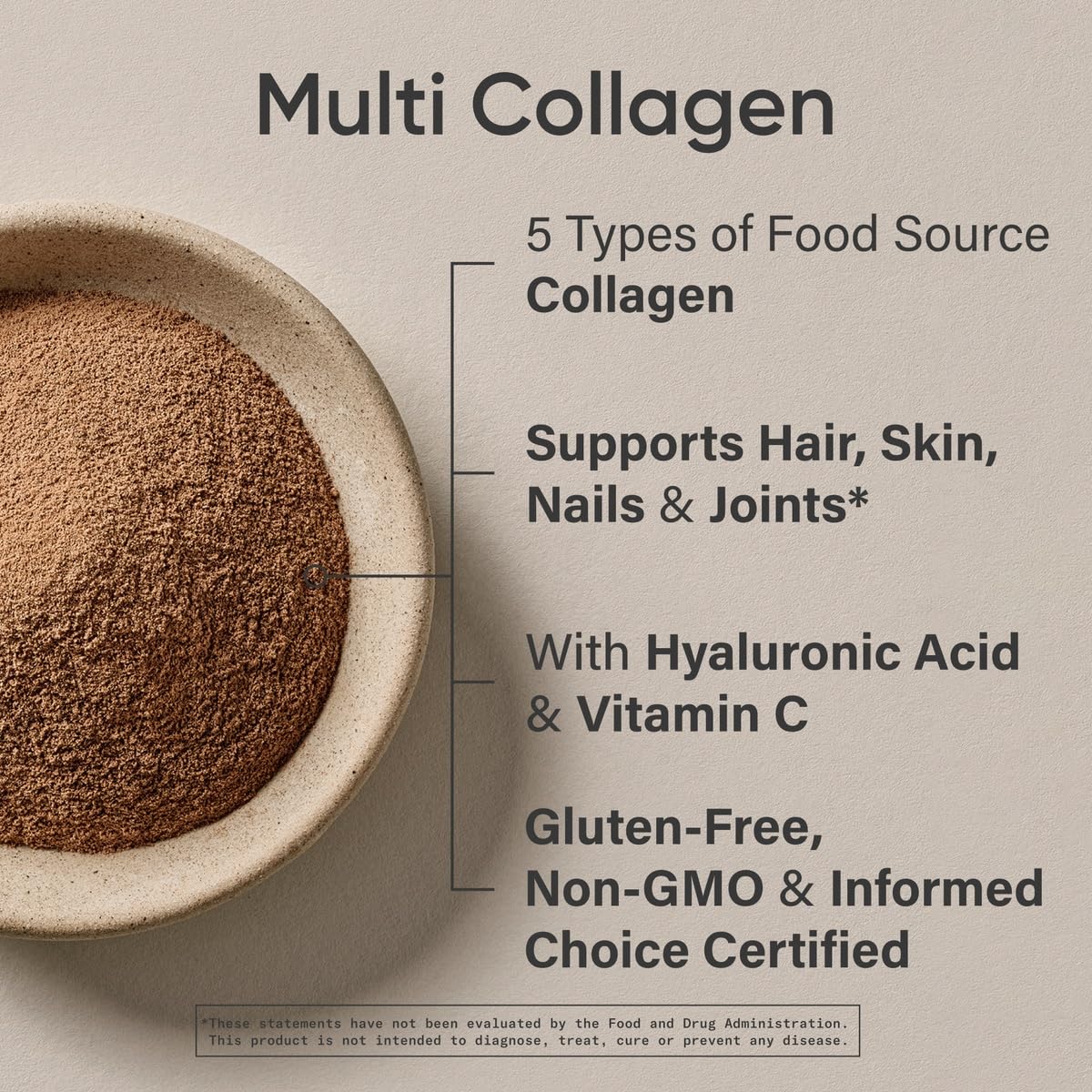 Sports Research Multi Collagen Protein Powder with Hyaluronic Acid & Vitamin C – 5 Types, 30 Servings (Chocolate) - Image 4