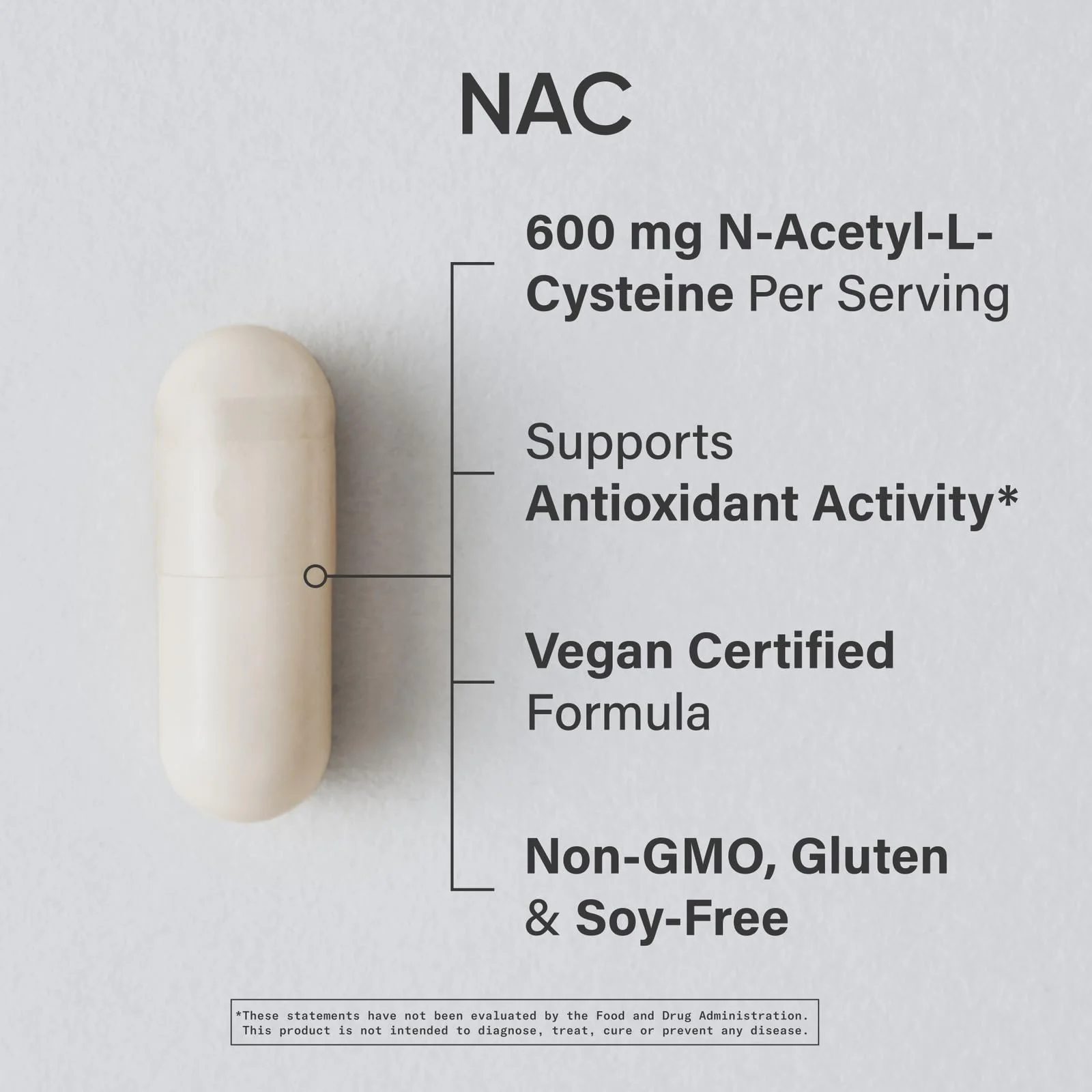 Sports Research N-Acetyl L-Cysteine (NAC) 600mg Veggie Capsules – Lemon Aroma, 2 Pack – Vegan, Non-GMO, Gluten Free - Image 2