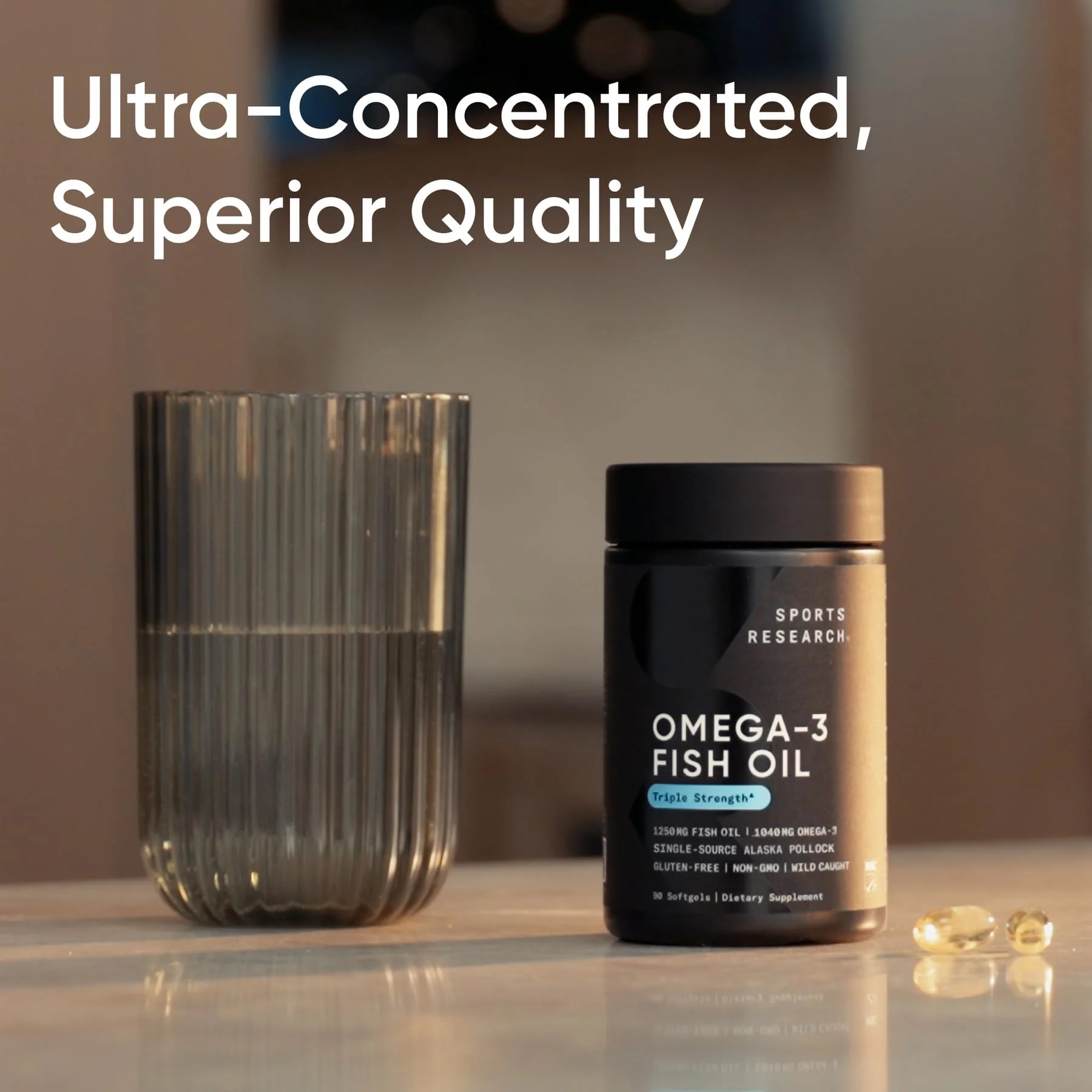 Sports Research Omega-3 Fish Oil 1250 - Triple Strength, MSC Certified, 180 Softgels - Image 14