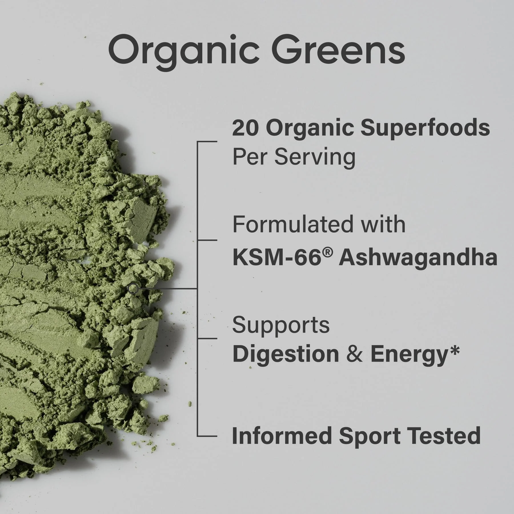 Sports Research Organic Greens Powder – Spirulina & Chlorella, 8 B Vitamins, Vegan - Image 4