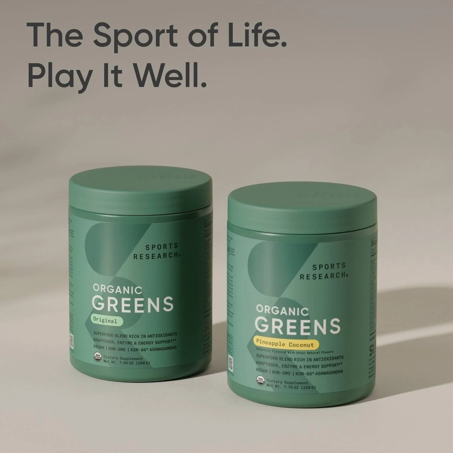 Sports Research Organic Pineapple Coconut Greens – Digestive Health, Natural Energy & Mood Support*, 20 Servings - Image 5