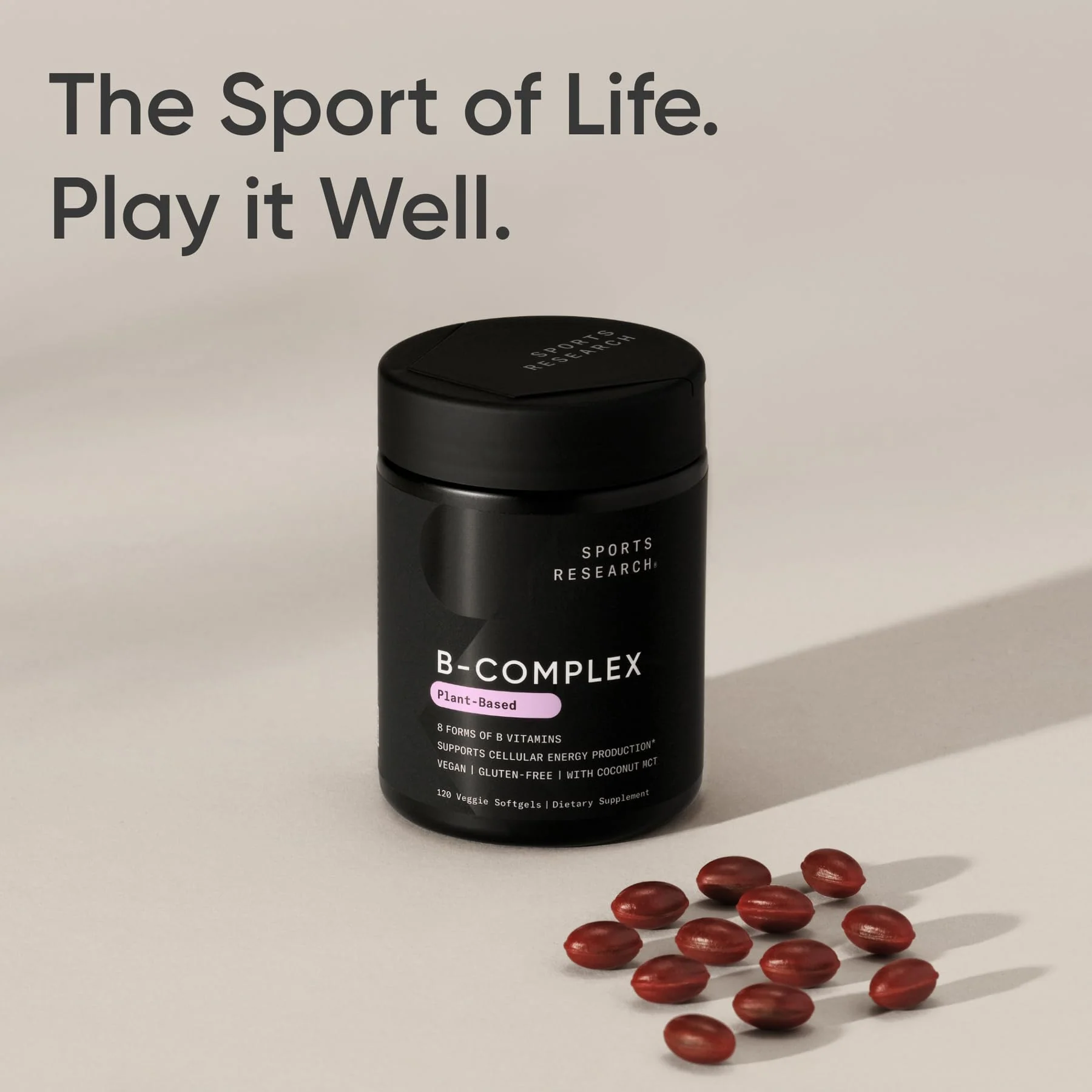 Sports Research Vitamin B-Complex – Full Spectrum B Vitamins, Methylated B12 & Folate - Image 7