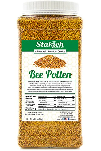 Stakich Bee Pollen Granules – 5 Pound, Pure & All-Natural - Image 6
