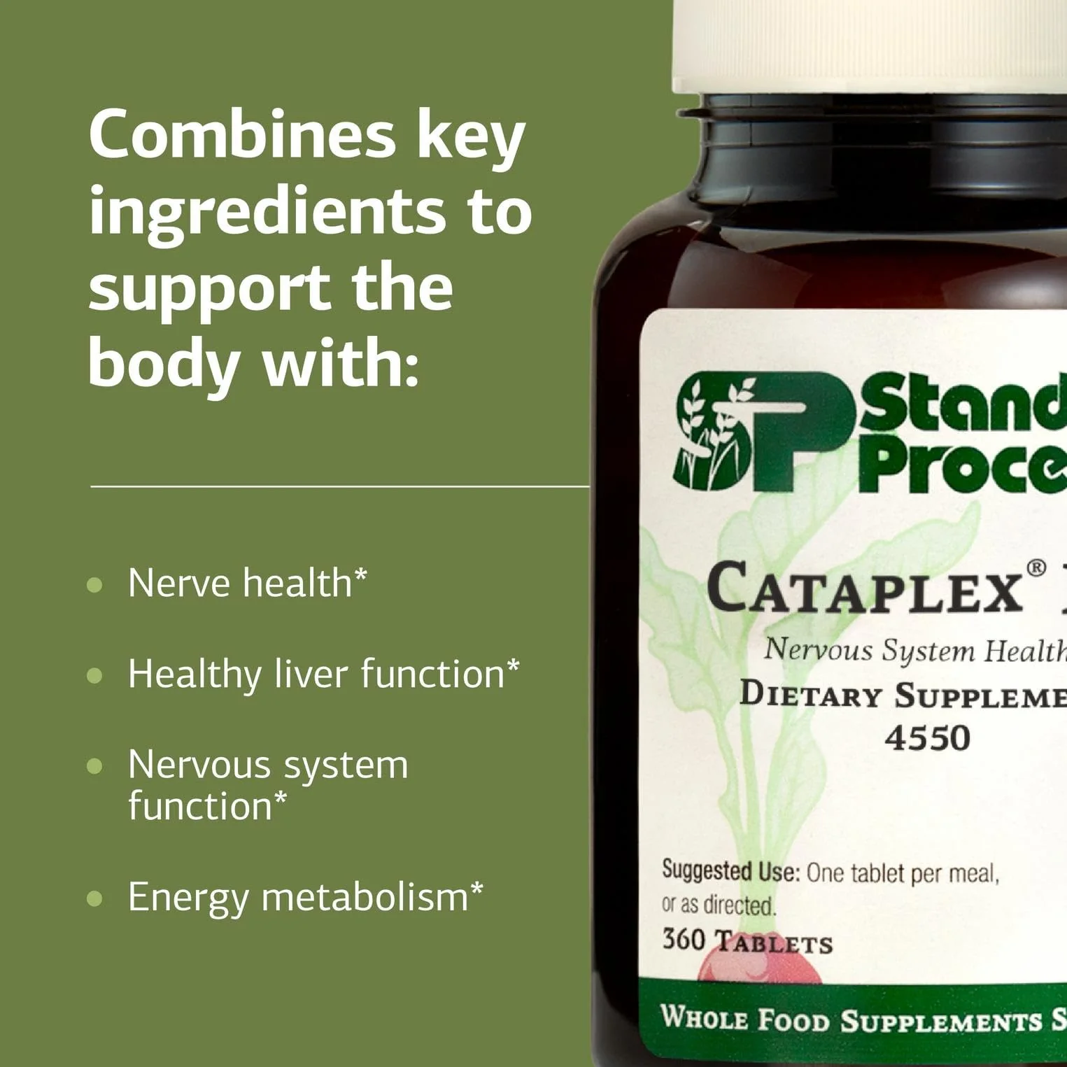 Standard Process Cataplex B2 – Nervous System Health Dietary Supplement (Non-Dairy & Non-Soy) – 360 Tablets - Image 11