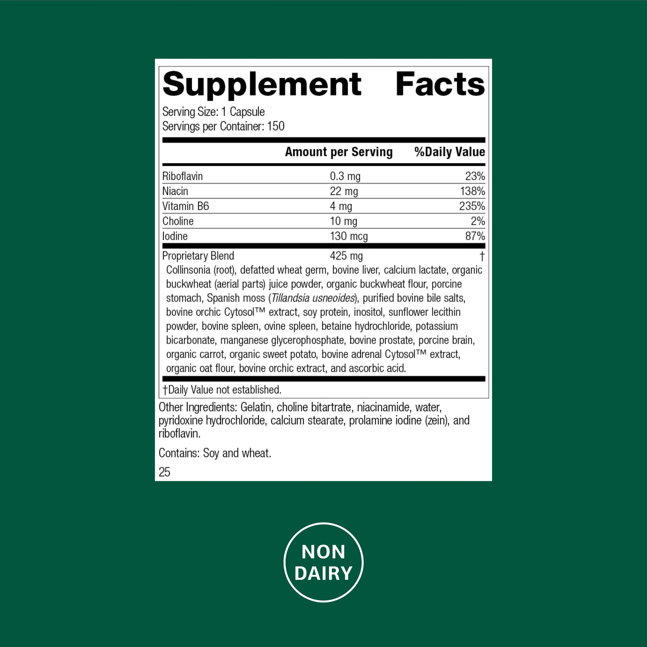 Standard Process Cholaplex – Heart Health & Liver Support | 150 Capsules - Image 3
